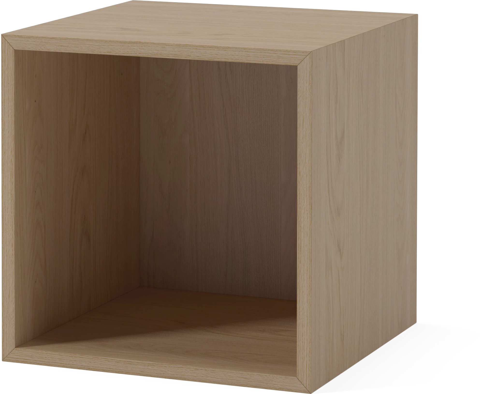 Case shelf - a single module of bright oak veneer