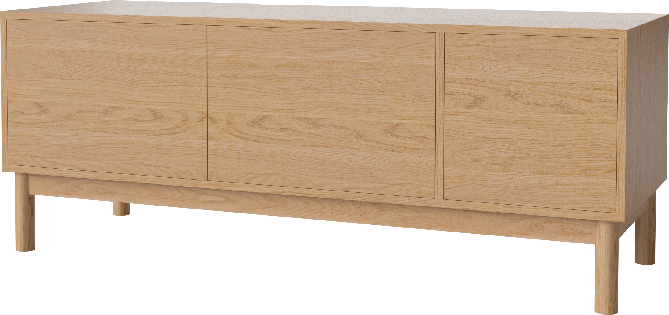 RTV cabinet case oak veneer