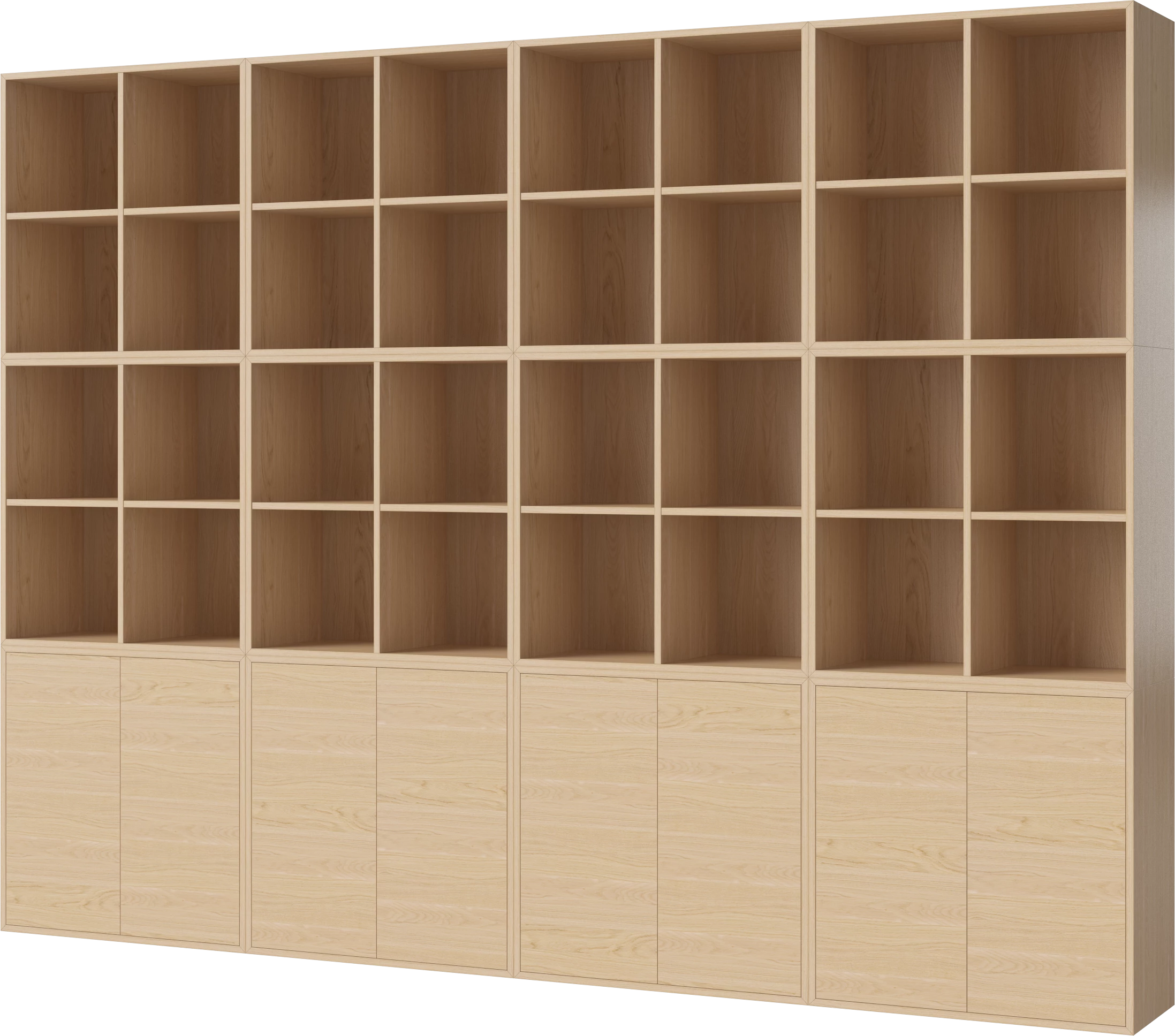 CASE rack bleached oak veneer