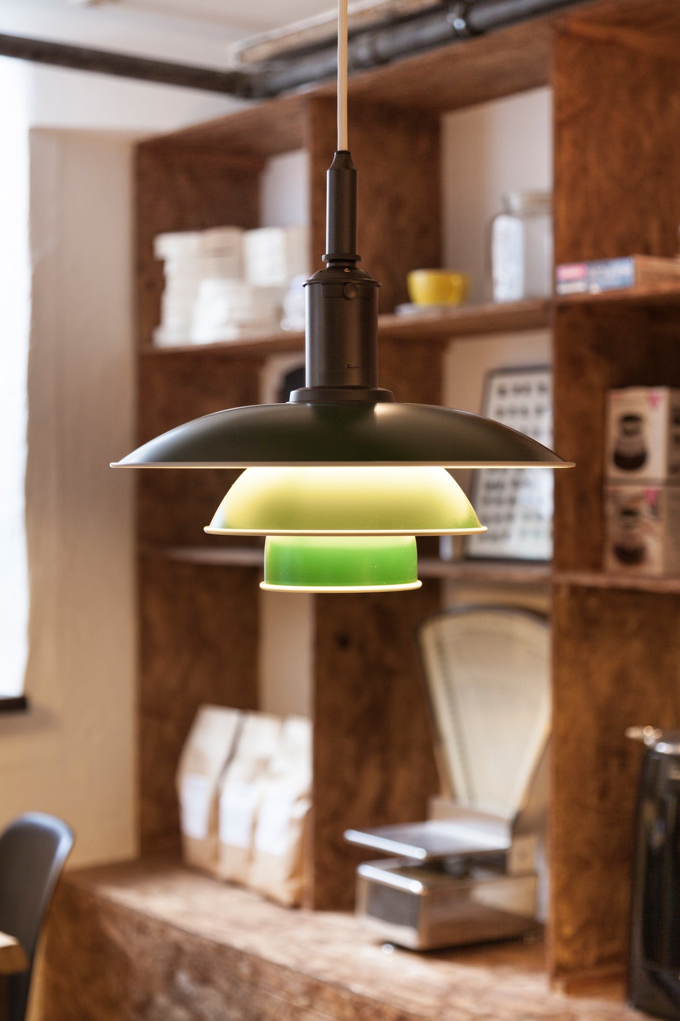 PH 3½-3 Green Pendant Lamp