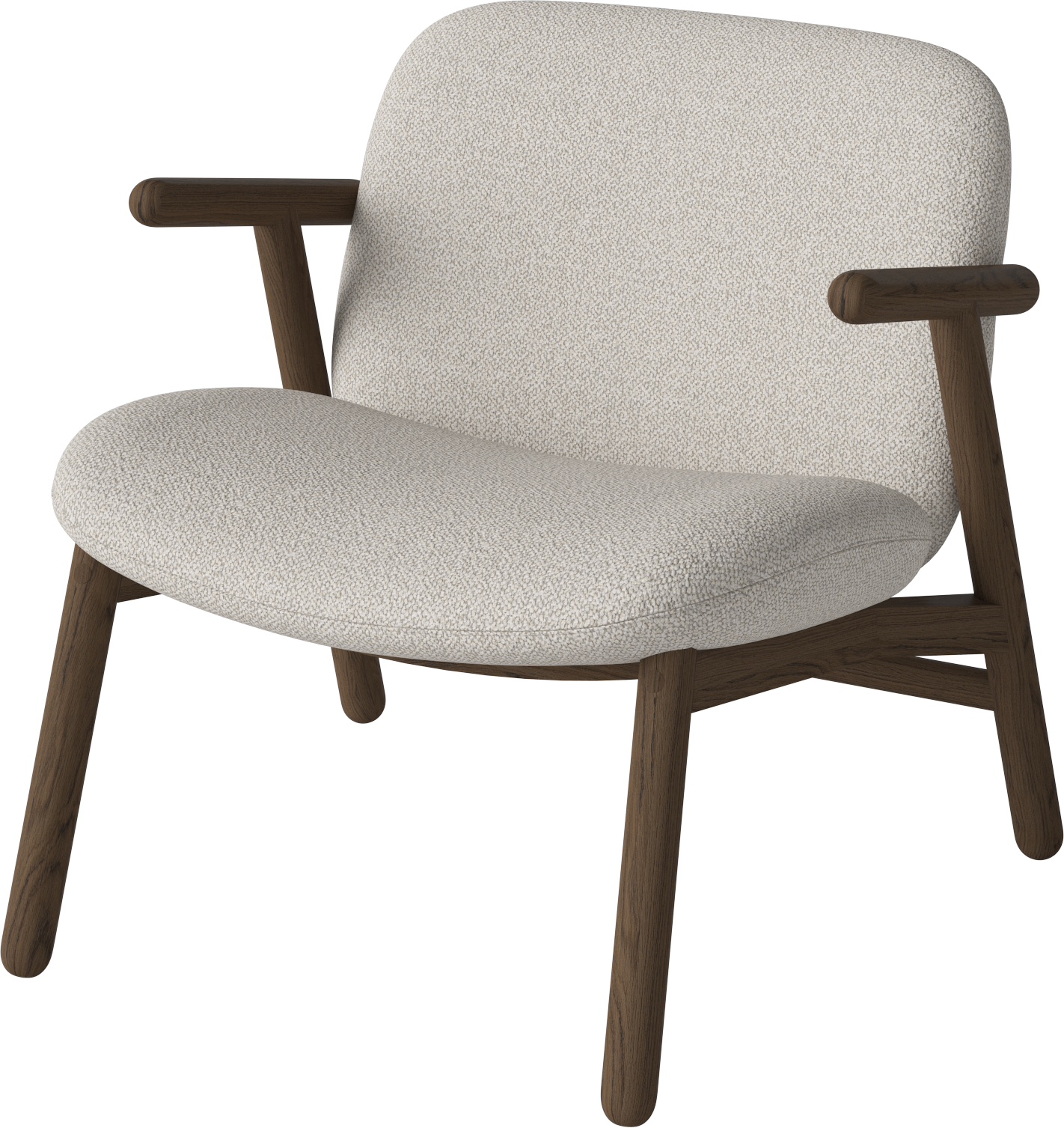 COSH armchair base made of dark oak