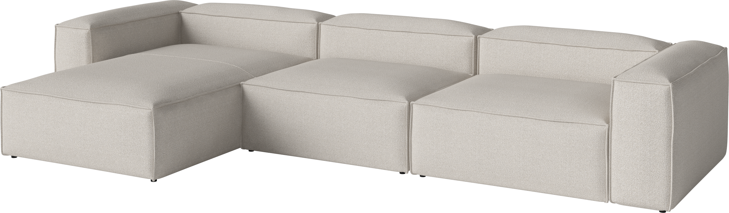 Left -sided folding corner Cosima Bed Upholstered