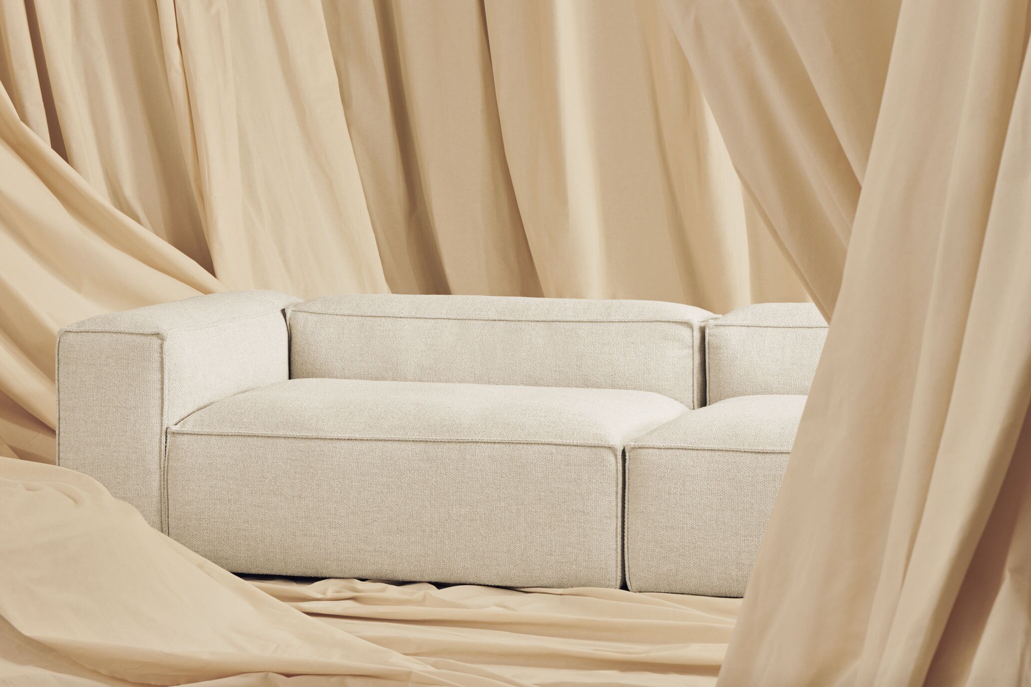 3-module sofa upholstered