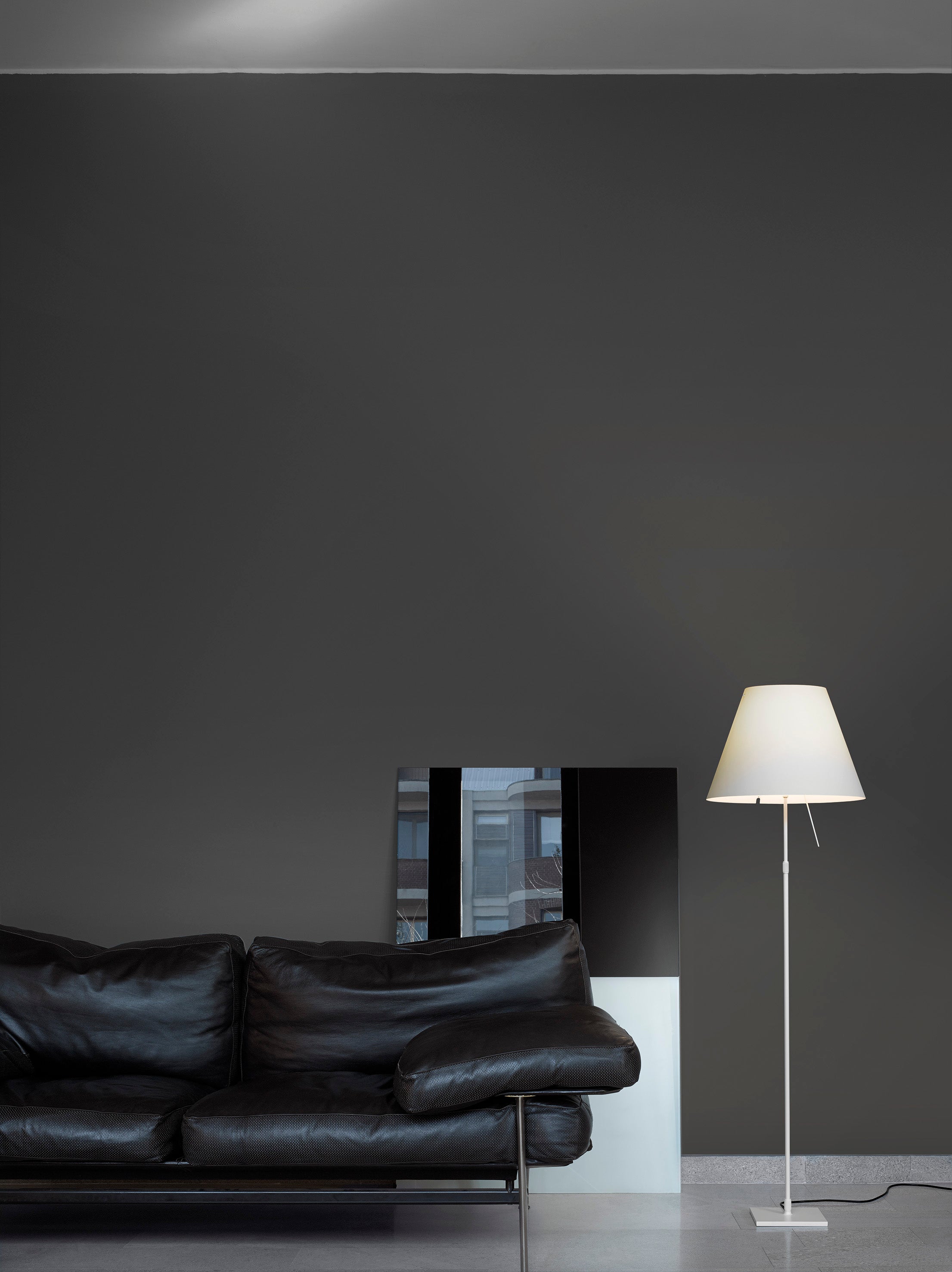 Costanza black floor lamp