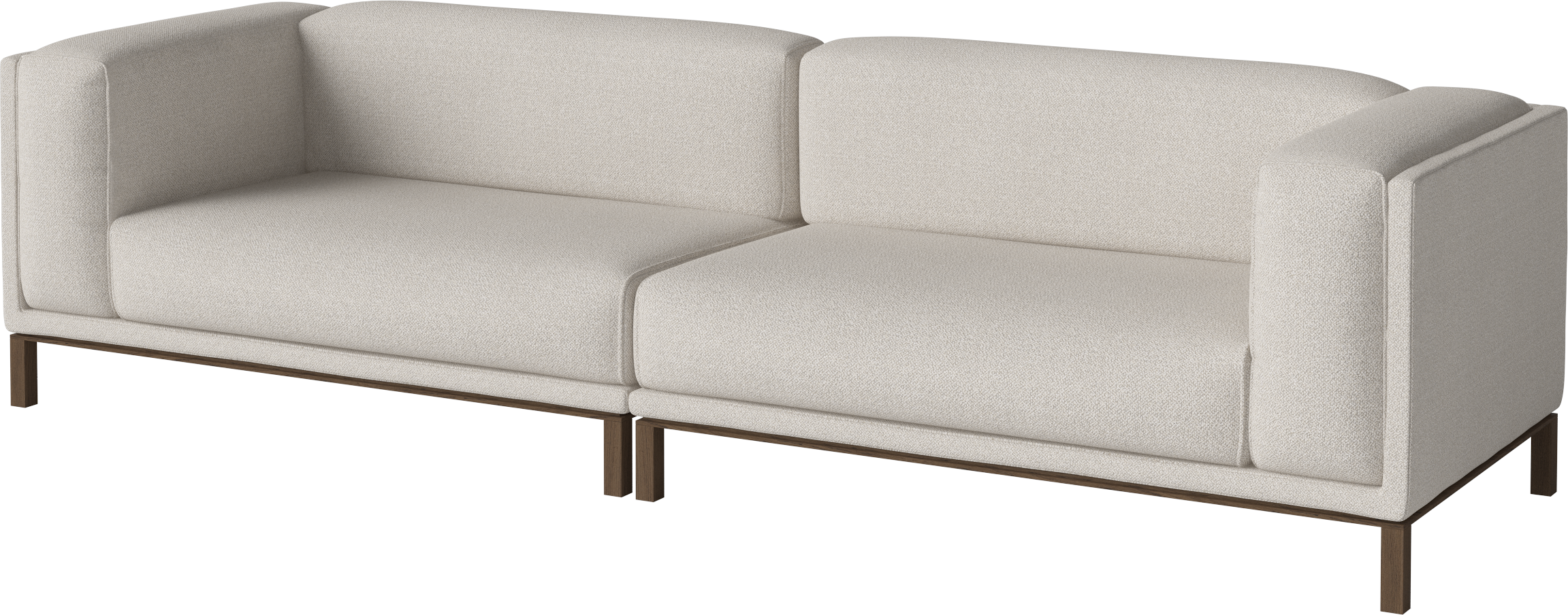 2-module sofa dark base