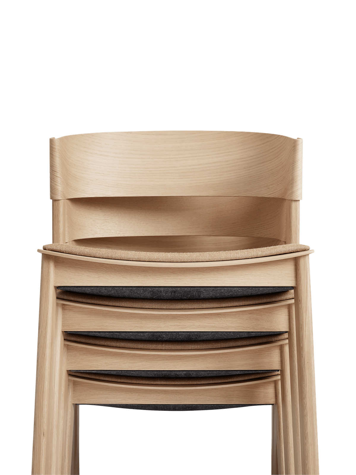 COVER Chair - Customizable with Oak Base