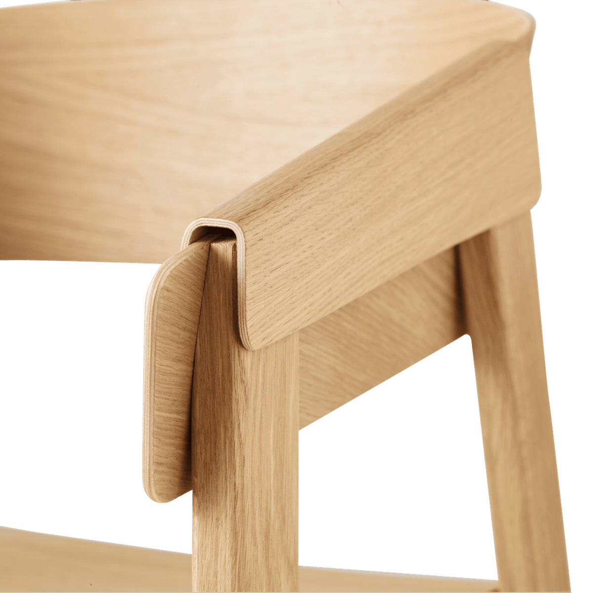 COVER Armchair with Oak Base - Customizable