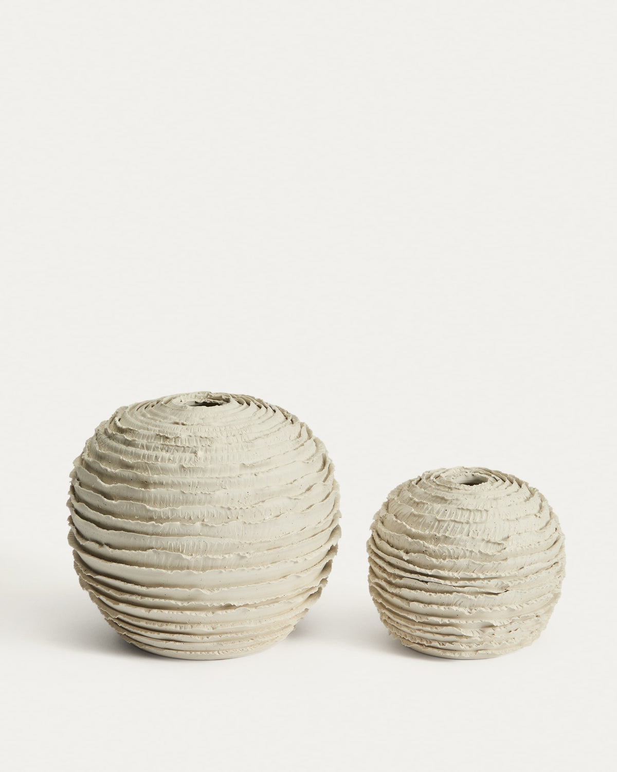 Wazon EVANIA beżowy ceramiczny – ujęcie 12