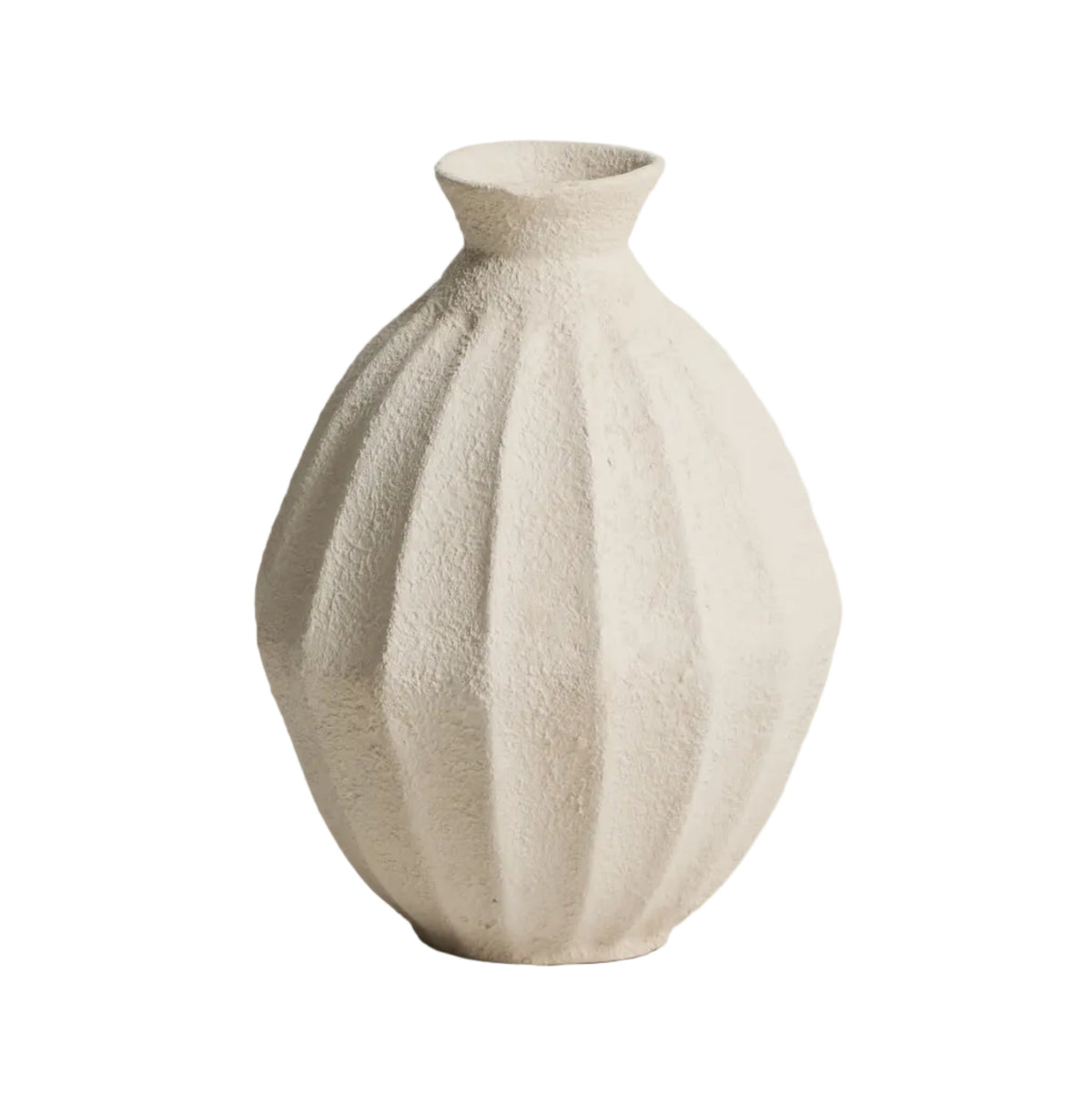 Wazon ARQUENA beżowy papier mâché – Kave Home