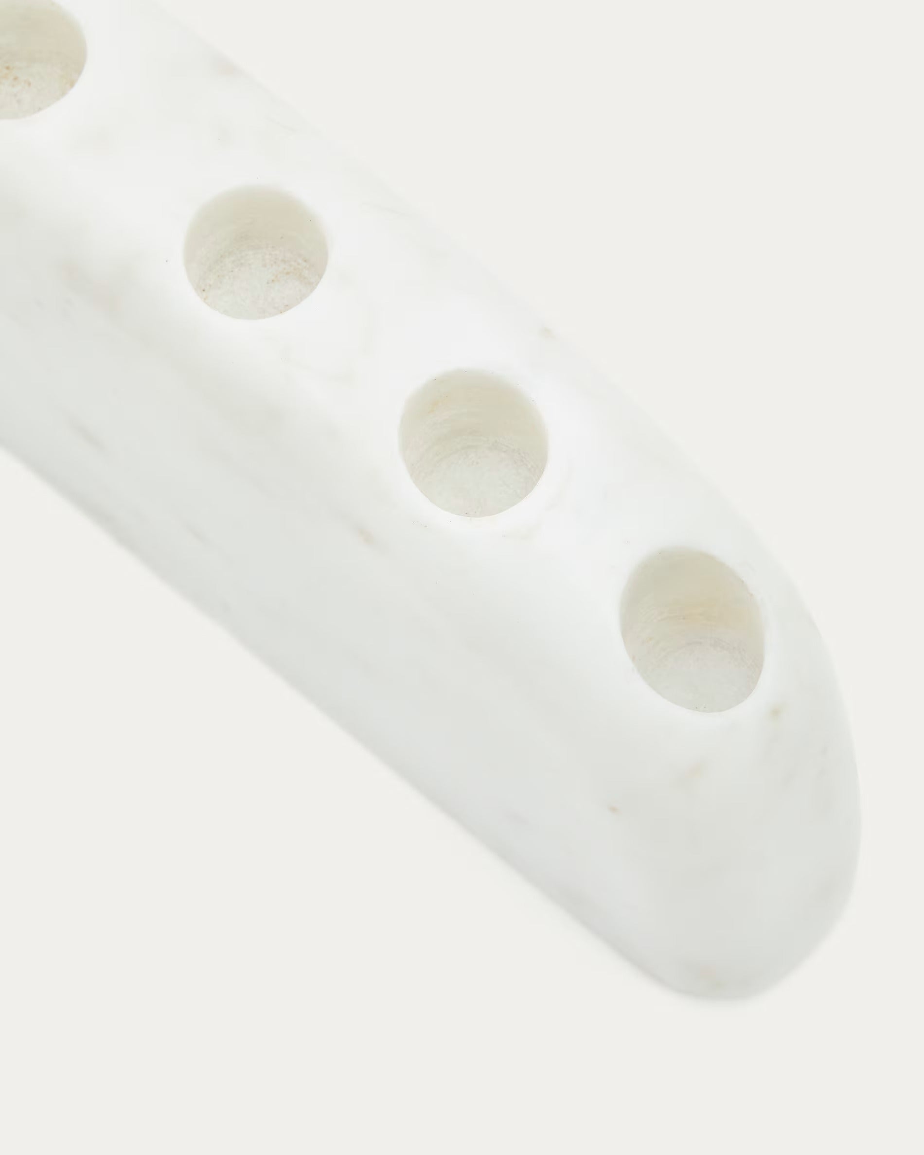 Kerzenhalter SIGNE weißer Marmor