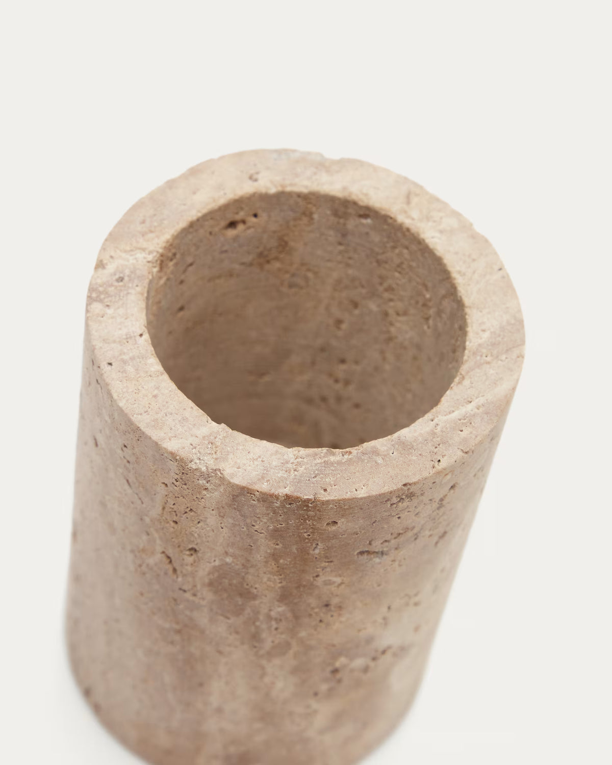 MACRE travertine toothbrush holder