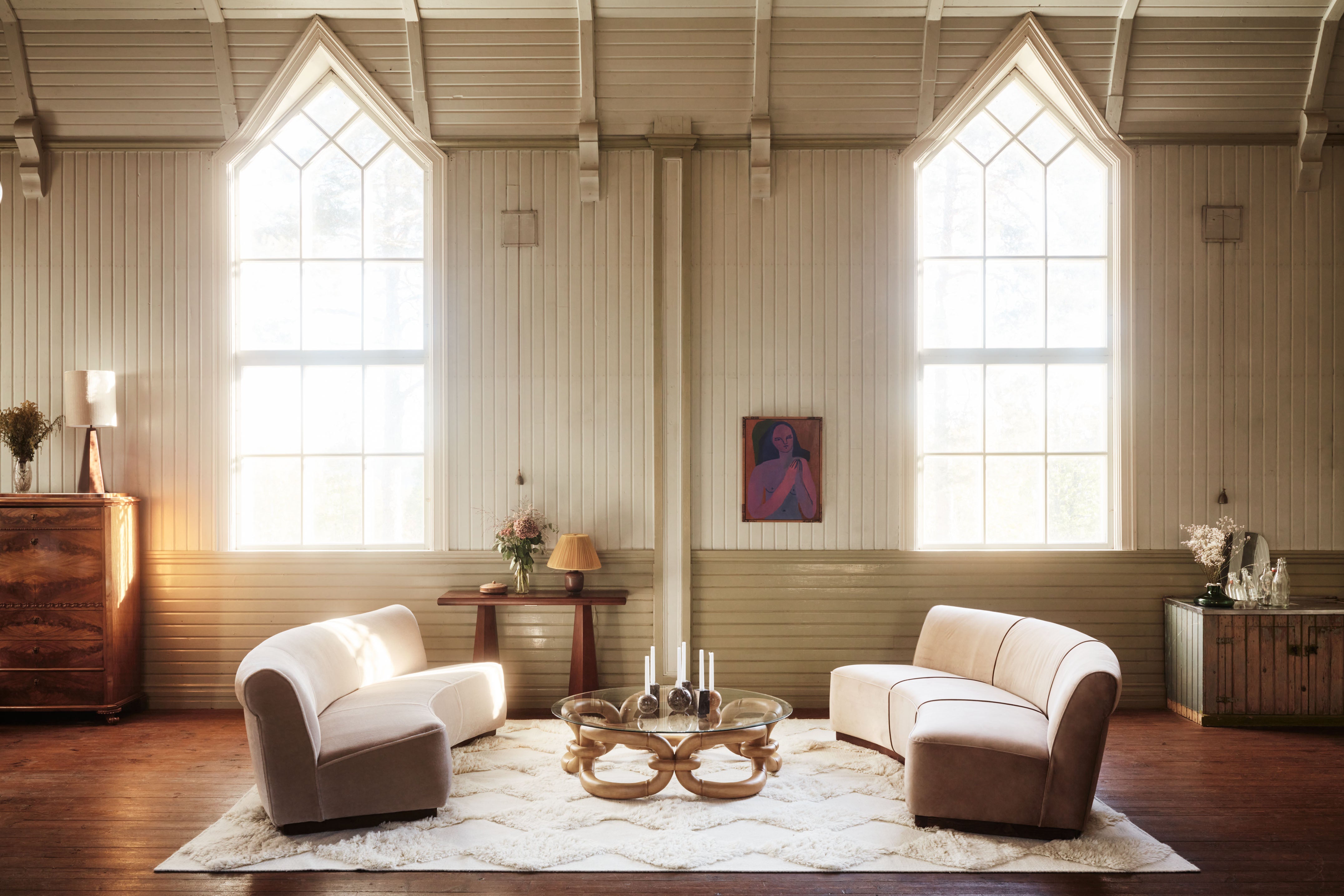 CHESS RYA cream rug
