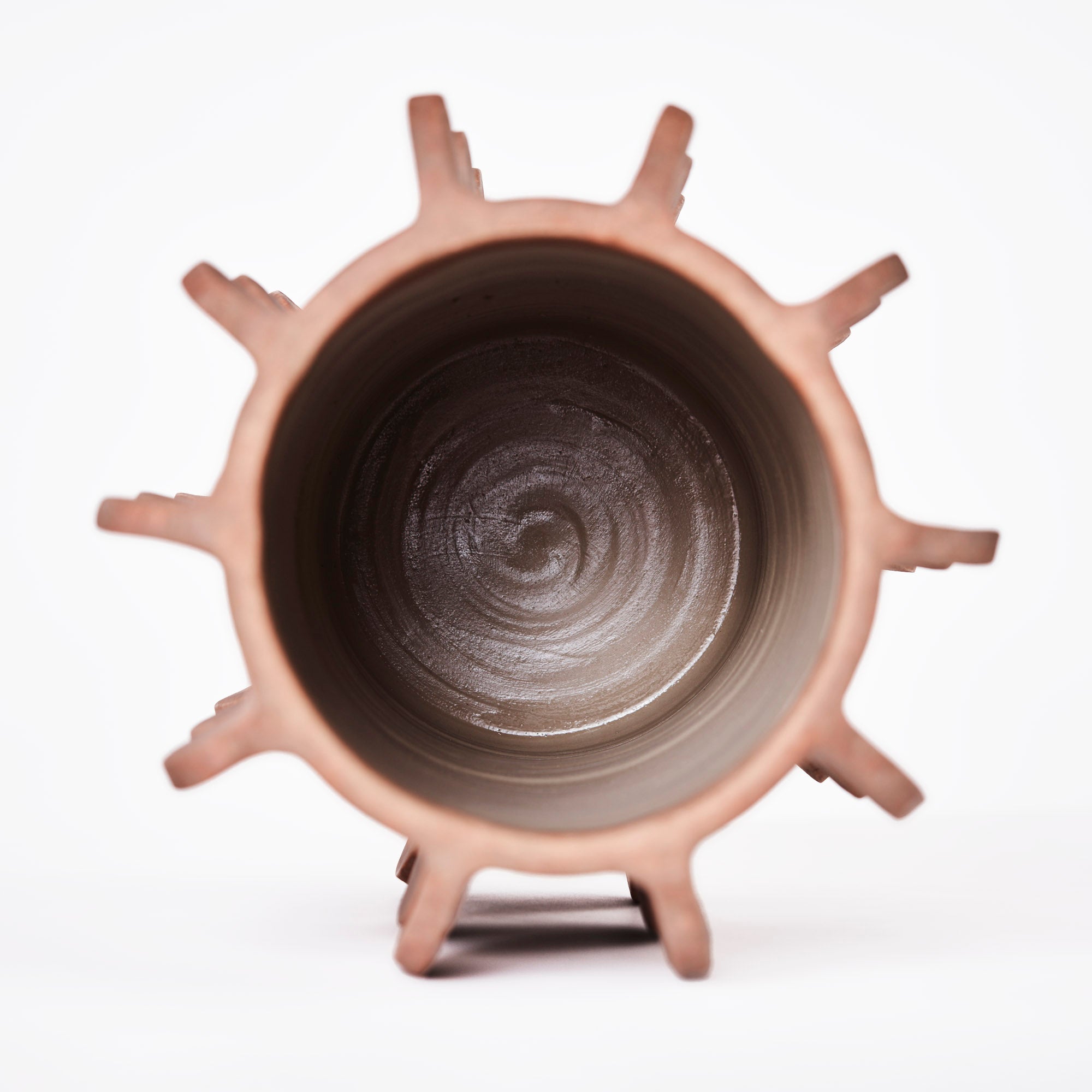Vase ARCISSIMO braune Keramik