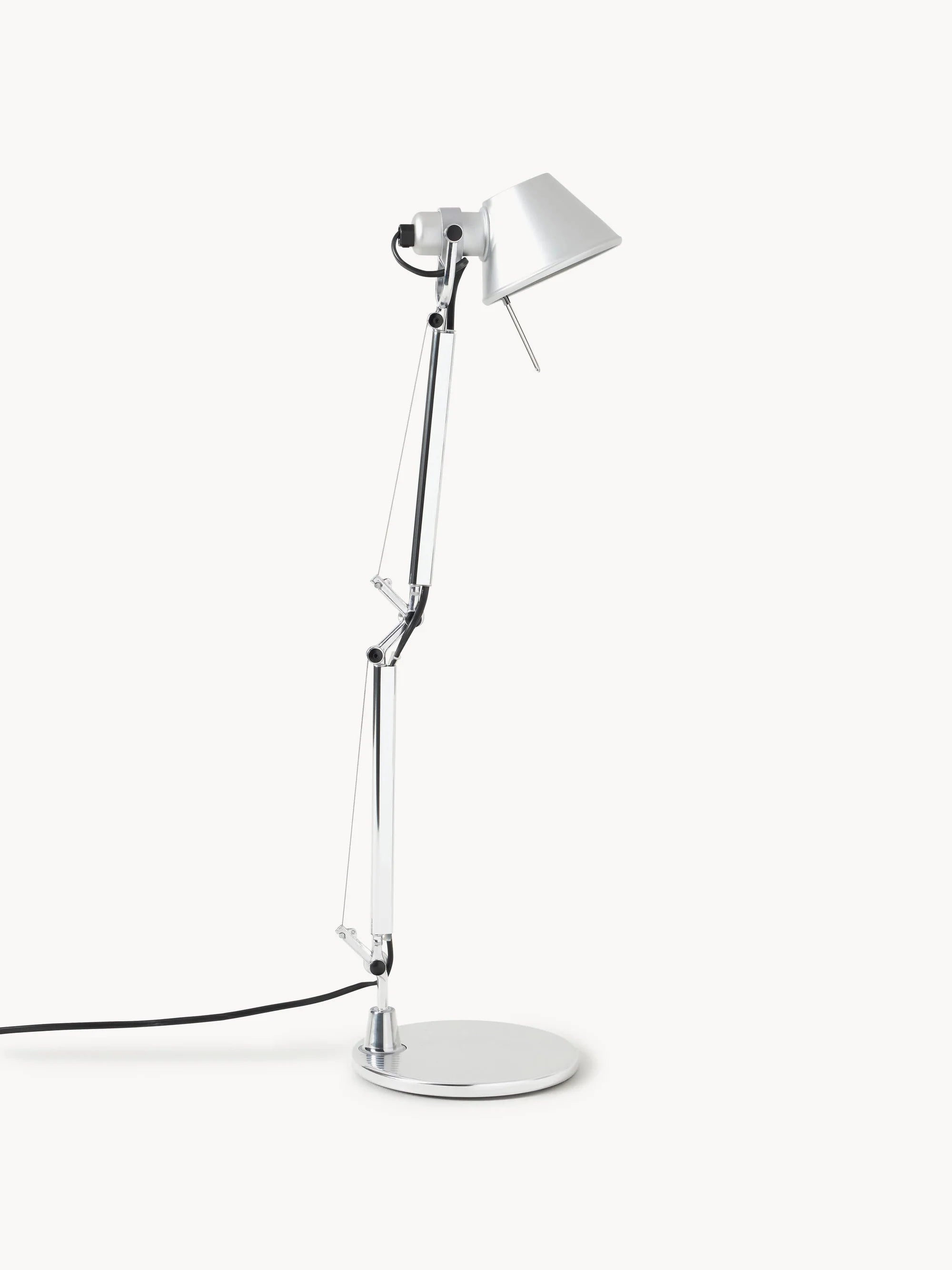 Adjustable Desk Lamp TOLOMEO MICRO Matte Silver