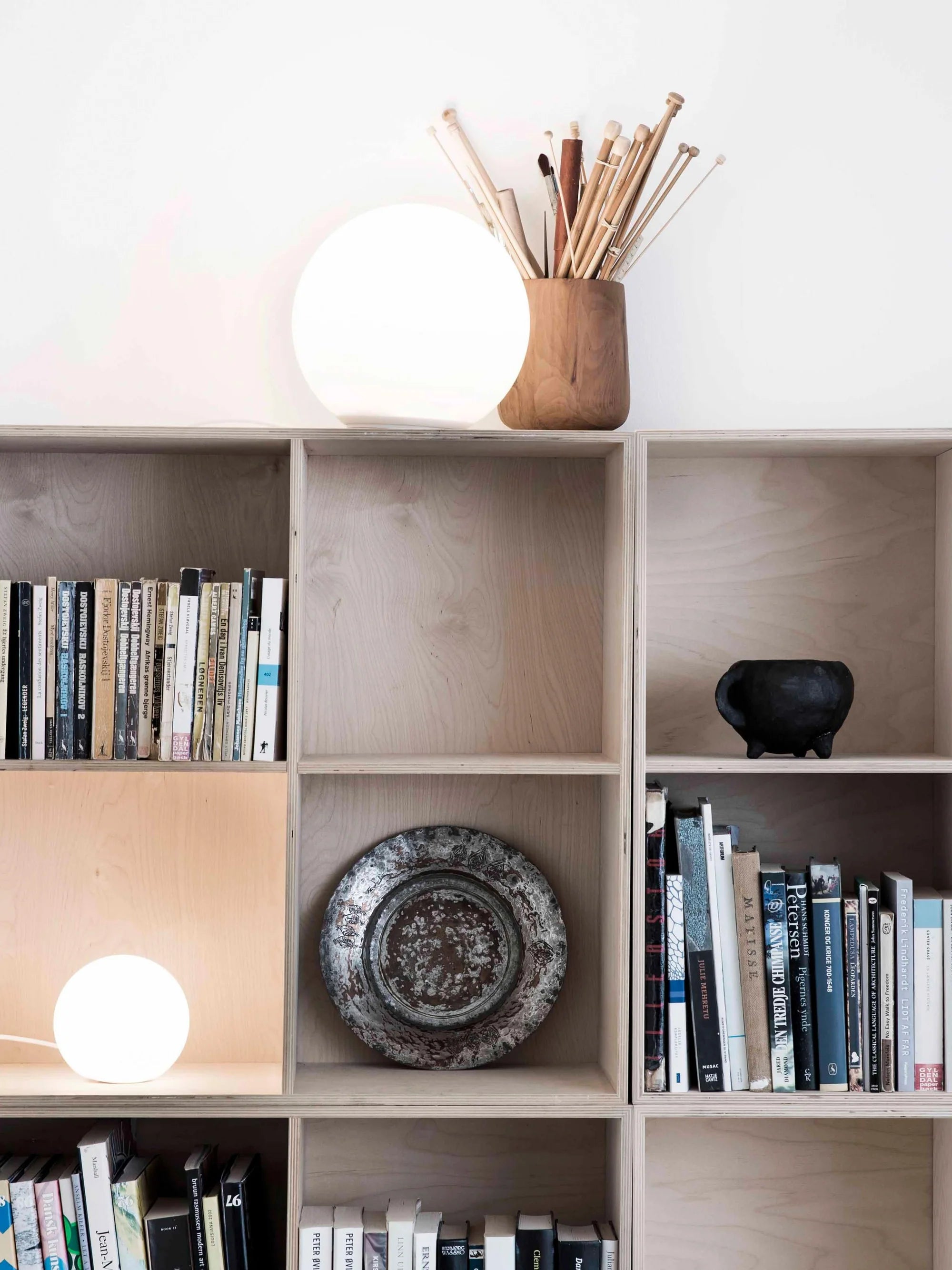 Tischlampe DIOSCURI opaleszierendes Glas