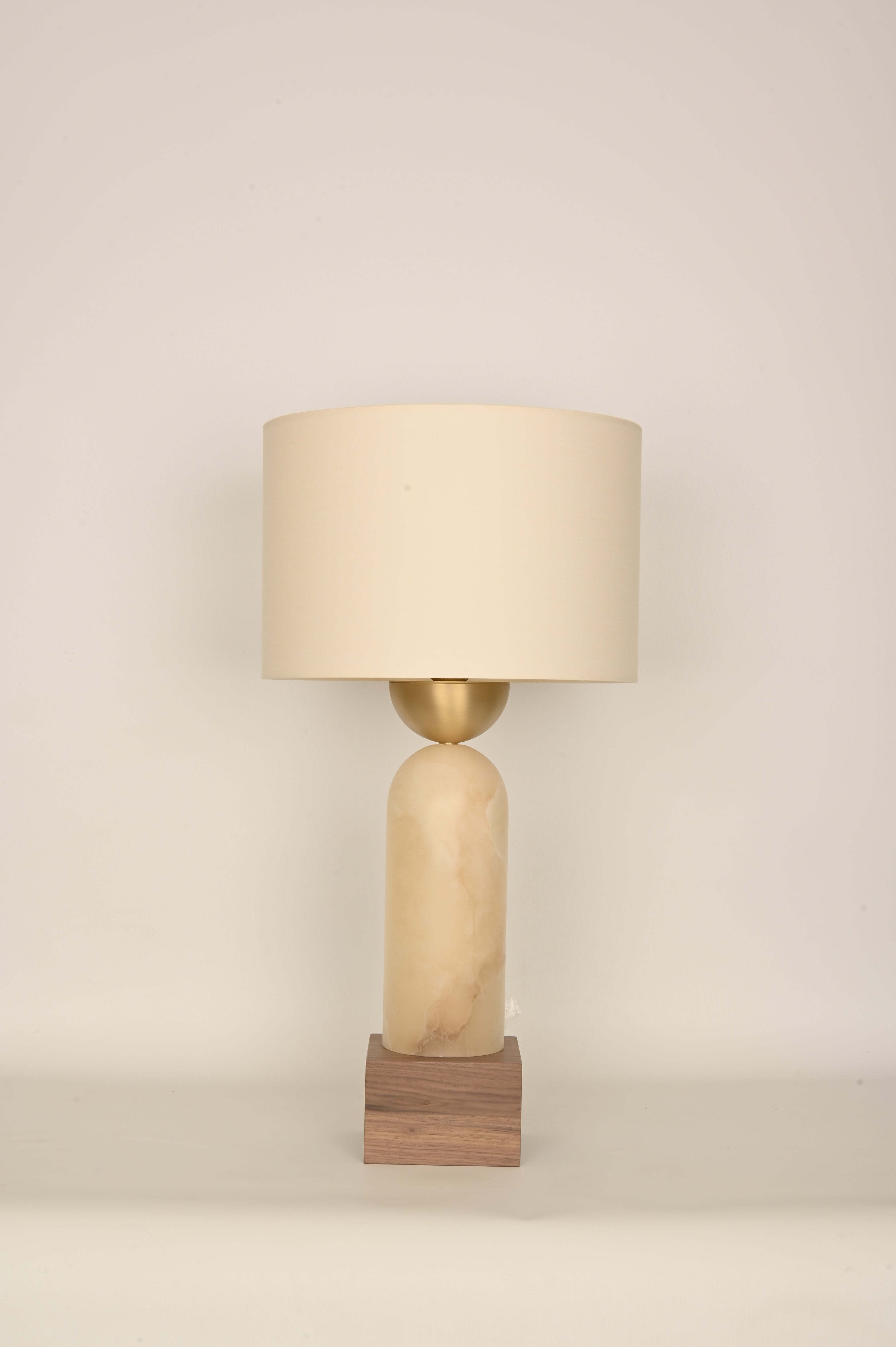 PEONA KELO Table Lamp White Alabaster