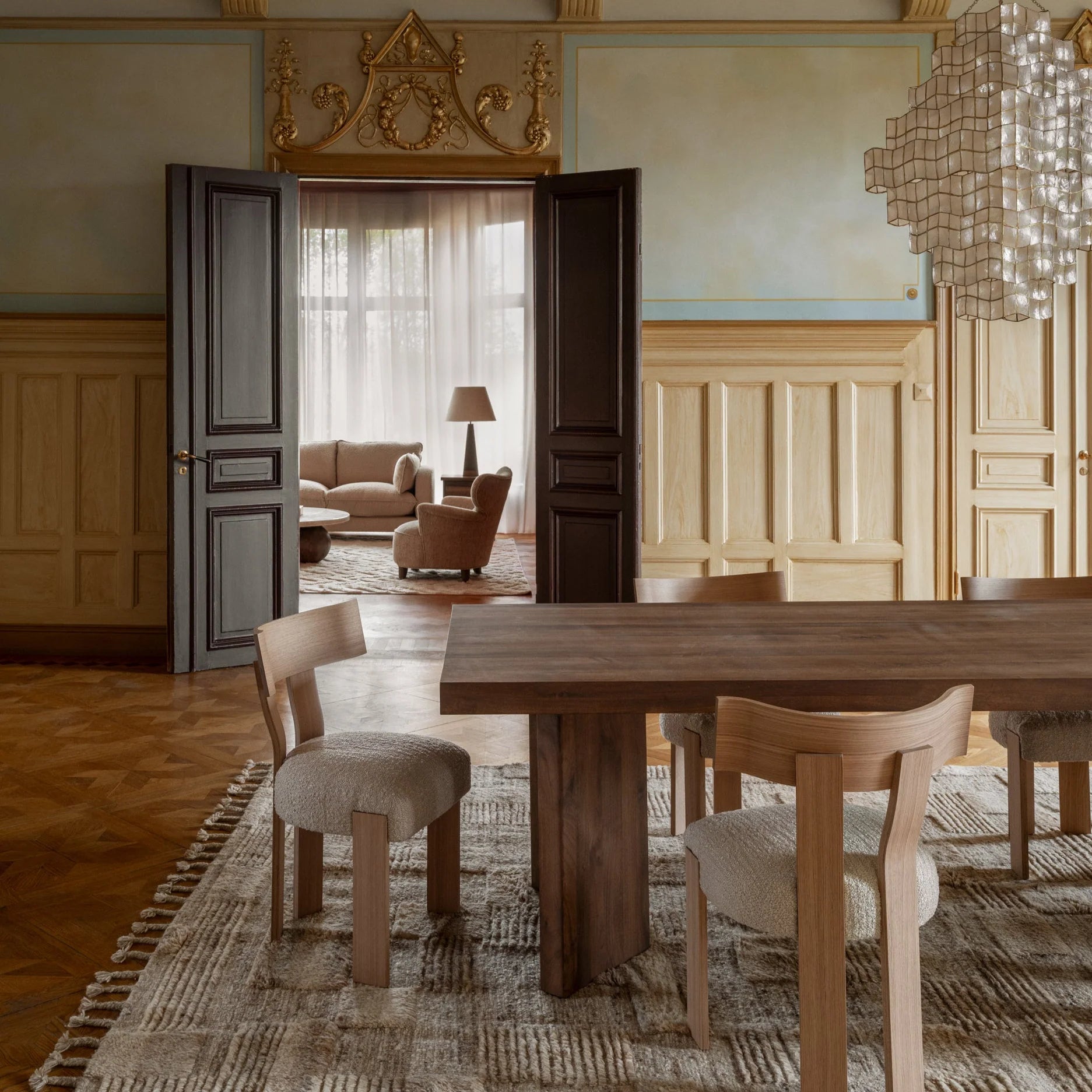 BELLVER Brown Rug
