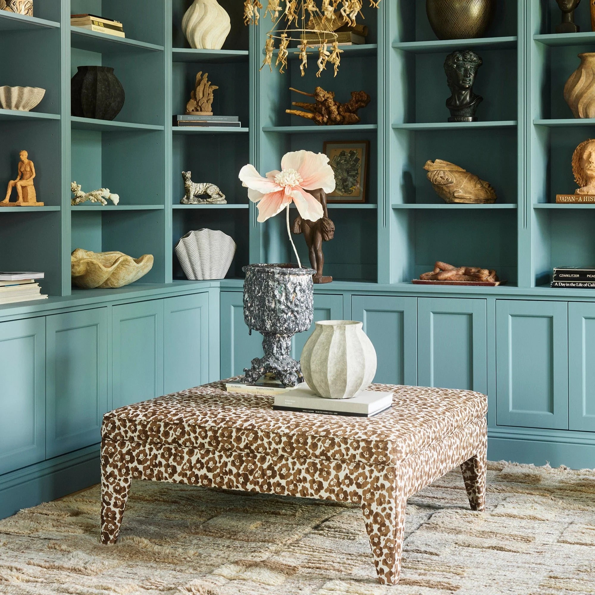 Vase WEDGES graue Keramik