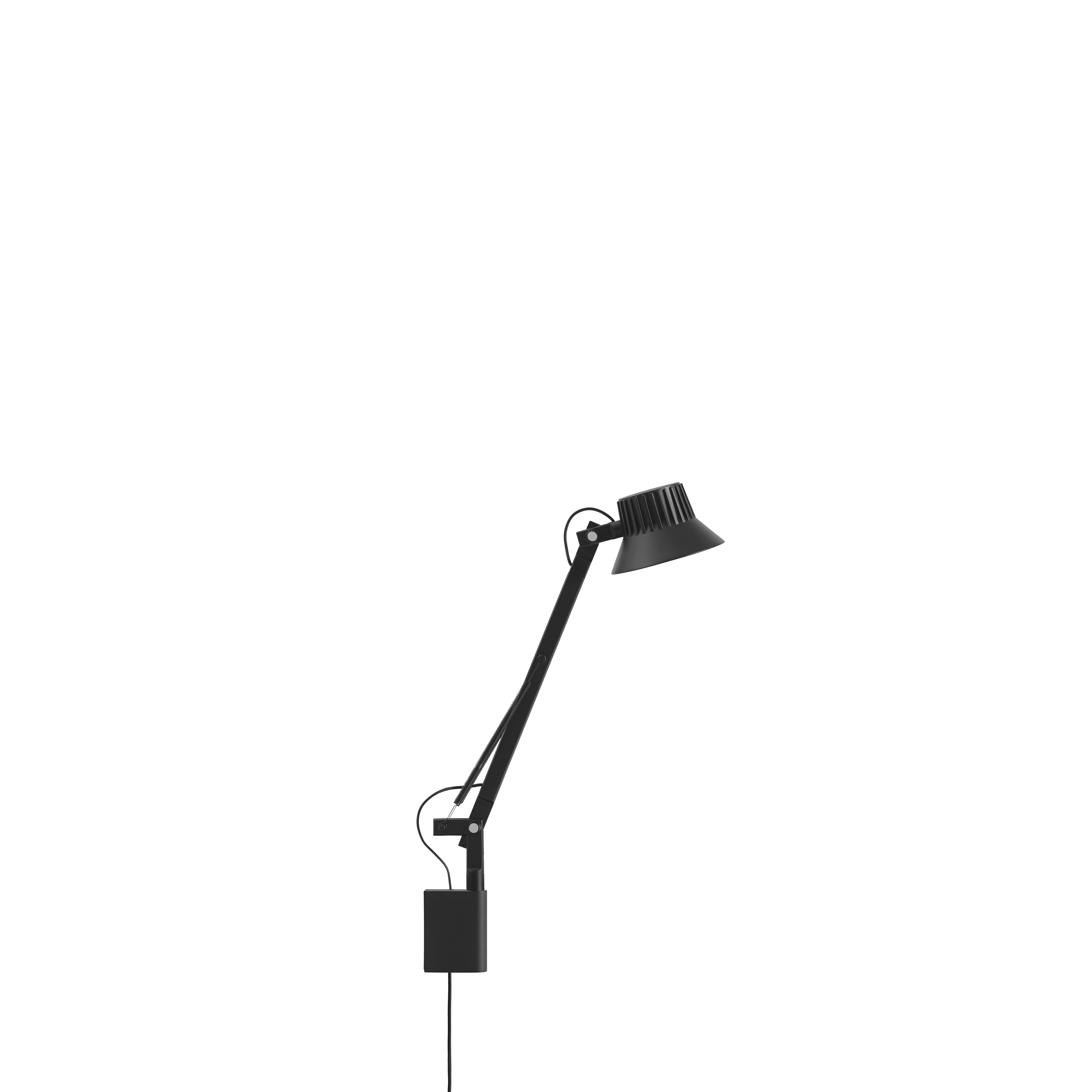 Adjustable wall lamp with arm DEDICATE black