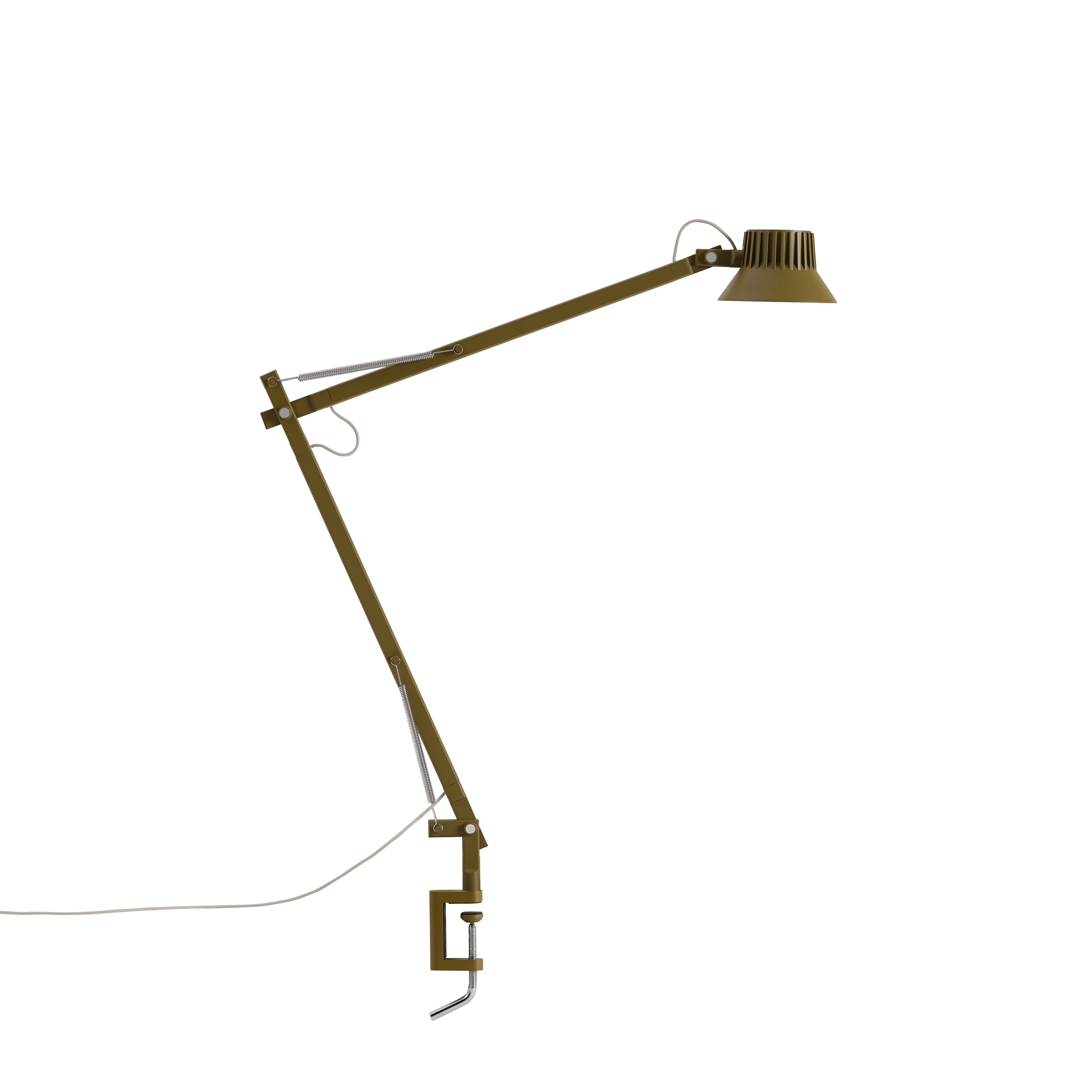 Adjustable desk lamp DEDICATE brown-green