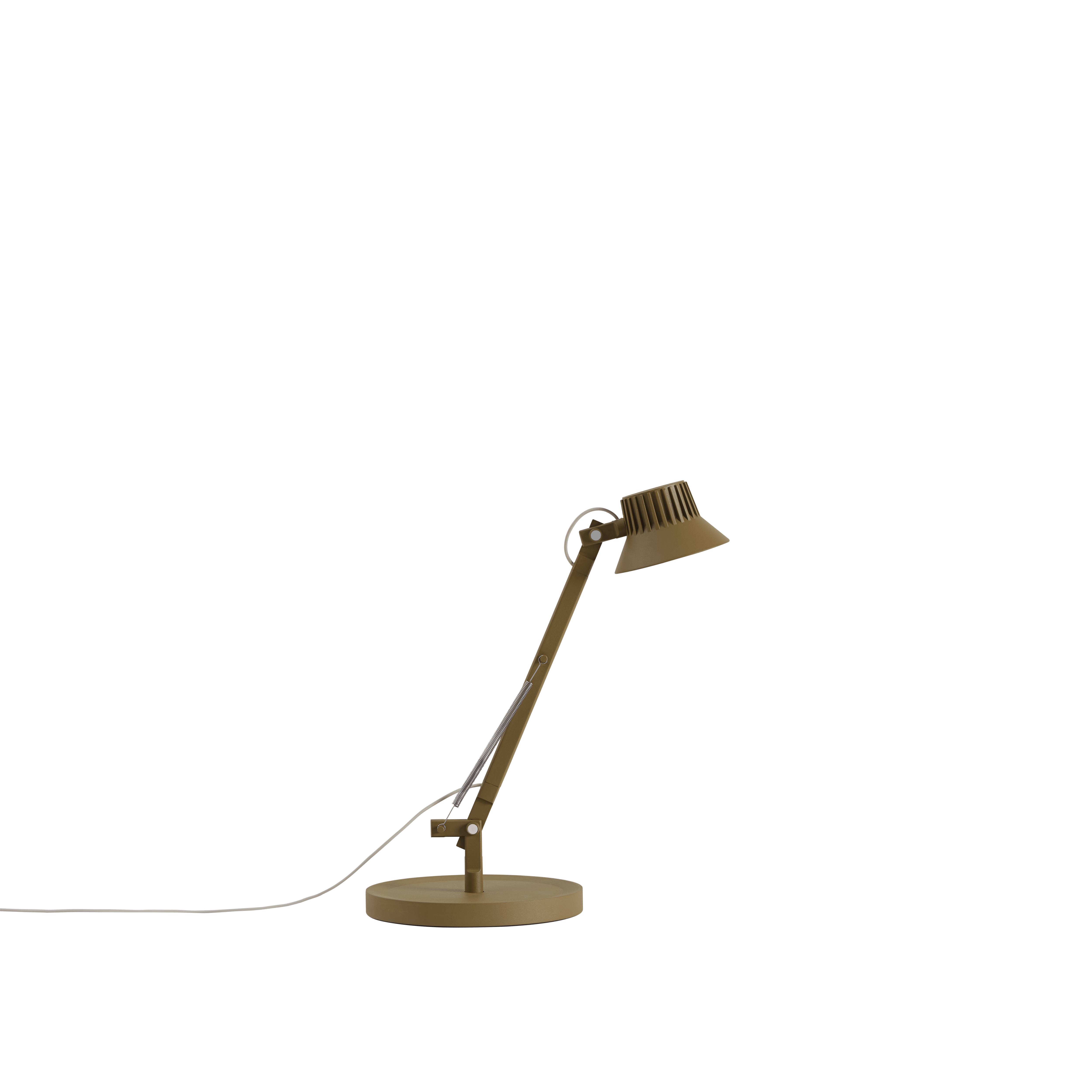 Adjustable desk lamp DEDICATE brown-green