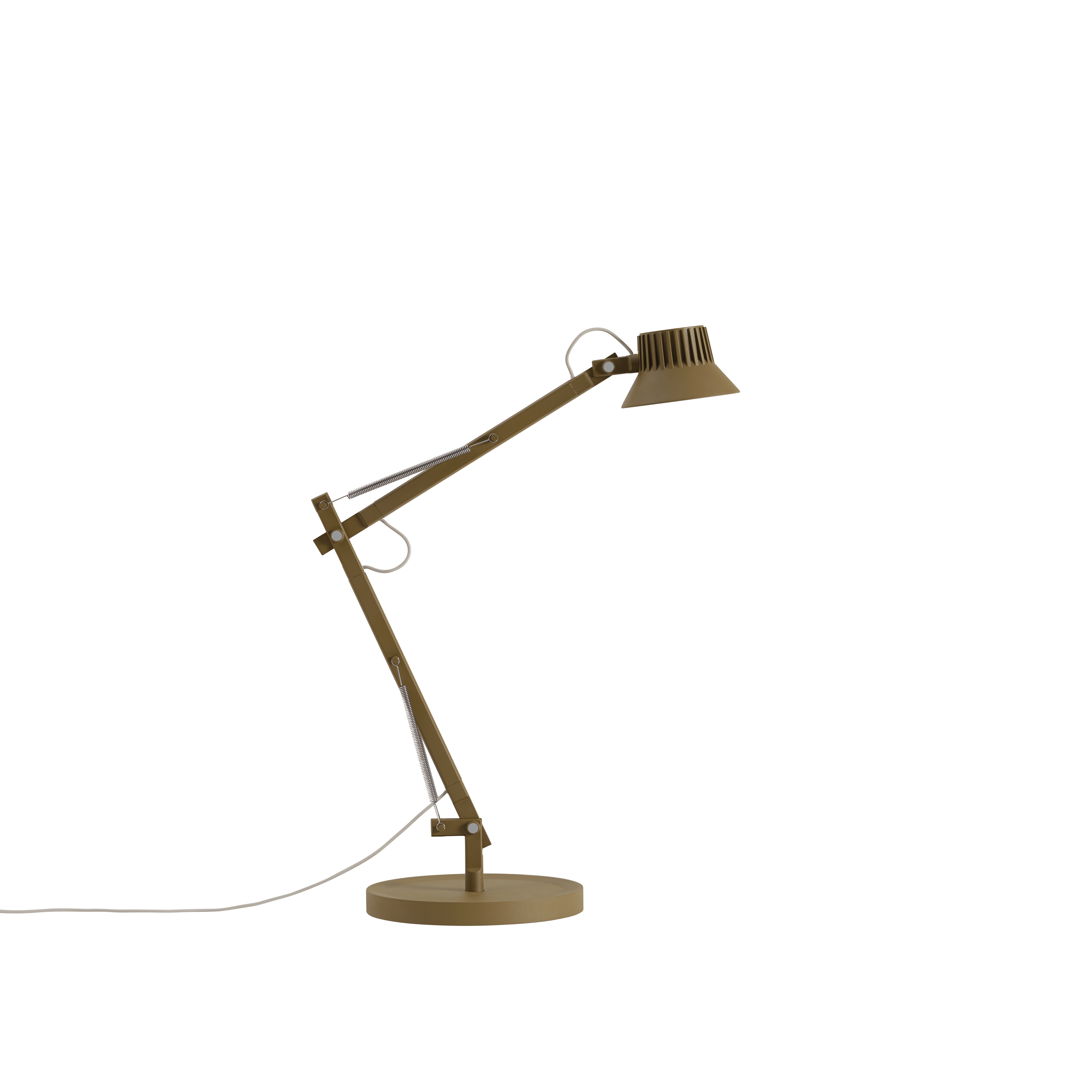 Adjustable desk lamp DEDICATE brown-green