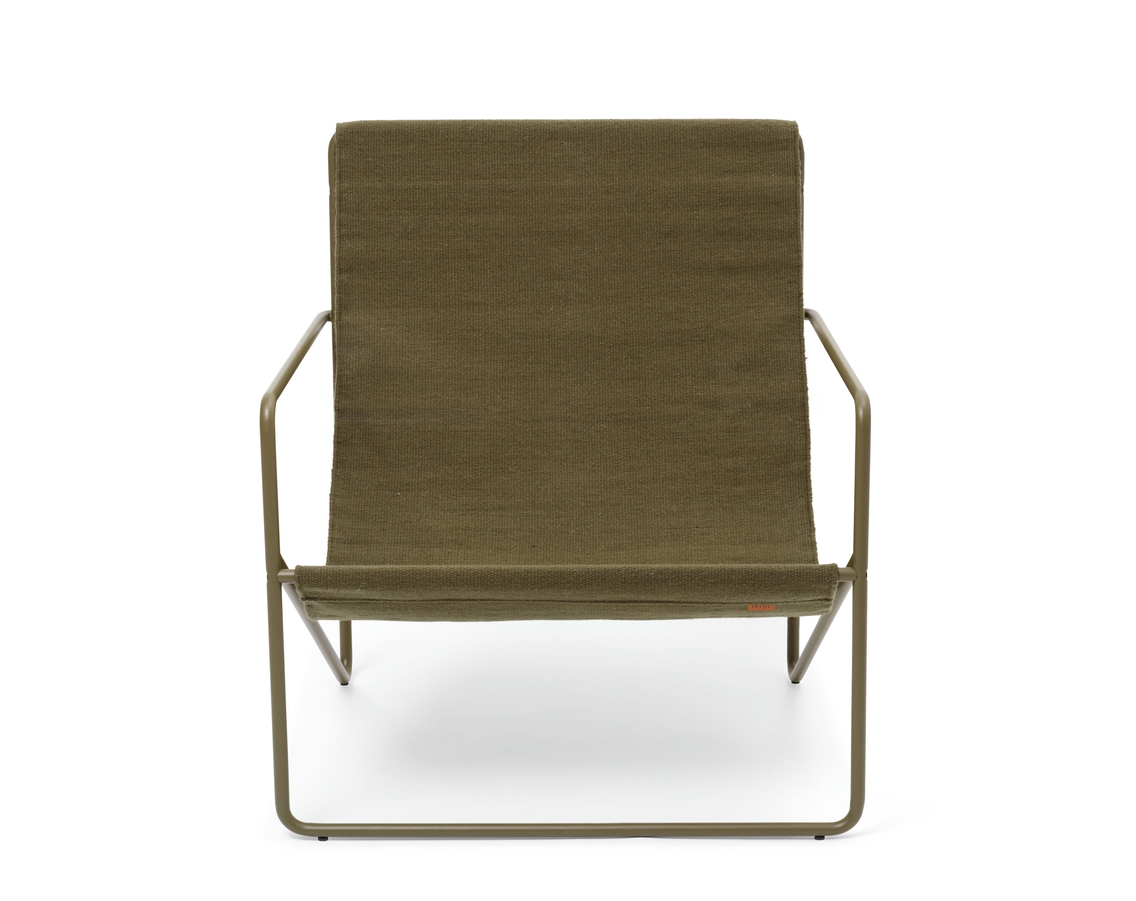 Desert olive garden armchair with olive base