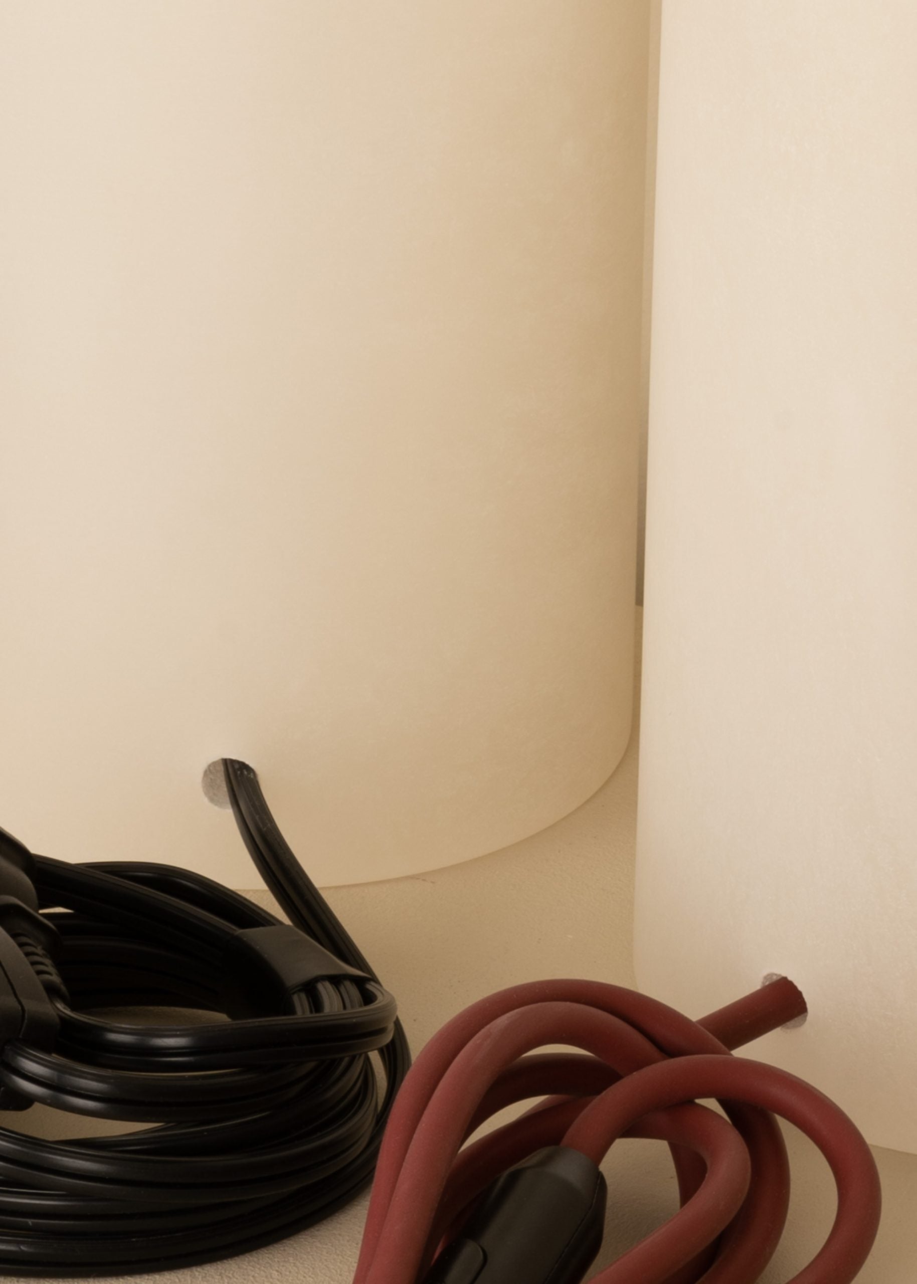 PEONA KELO Table Lamp White Alabaster
