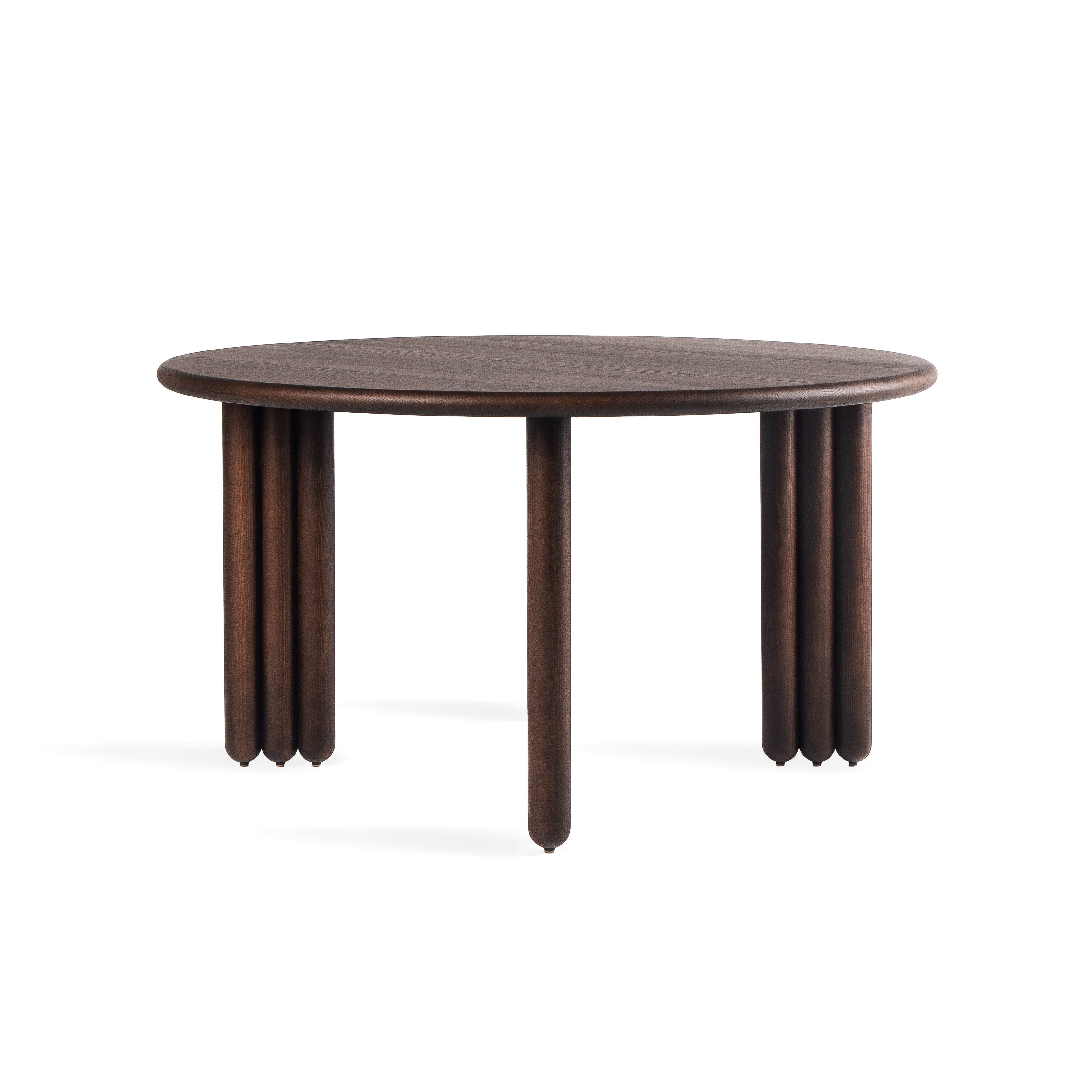 Round Table FLOCK Brown Ash Wood