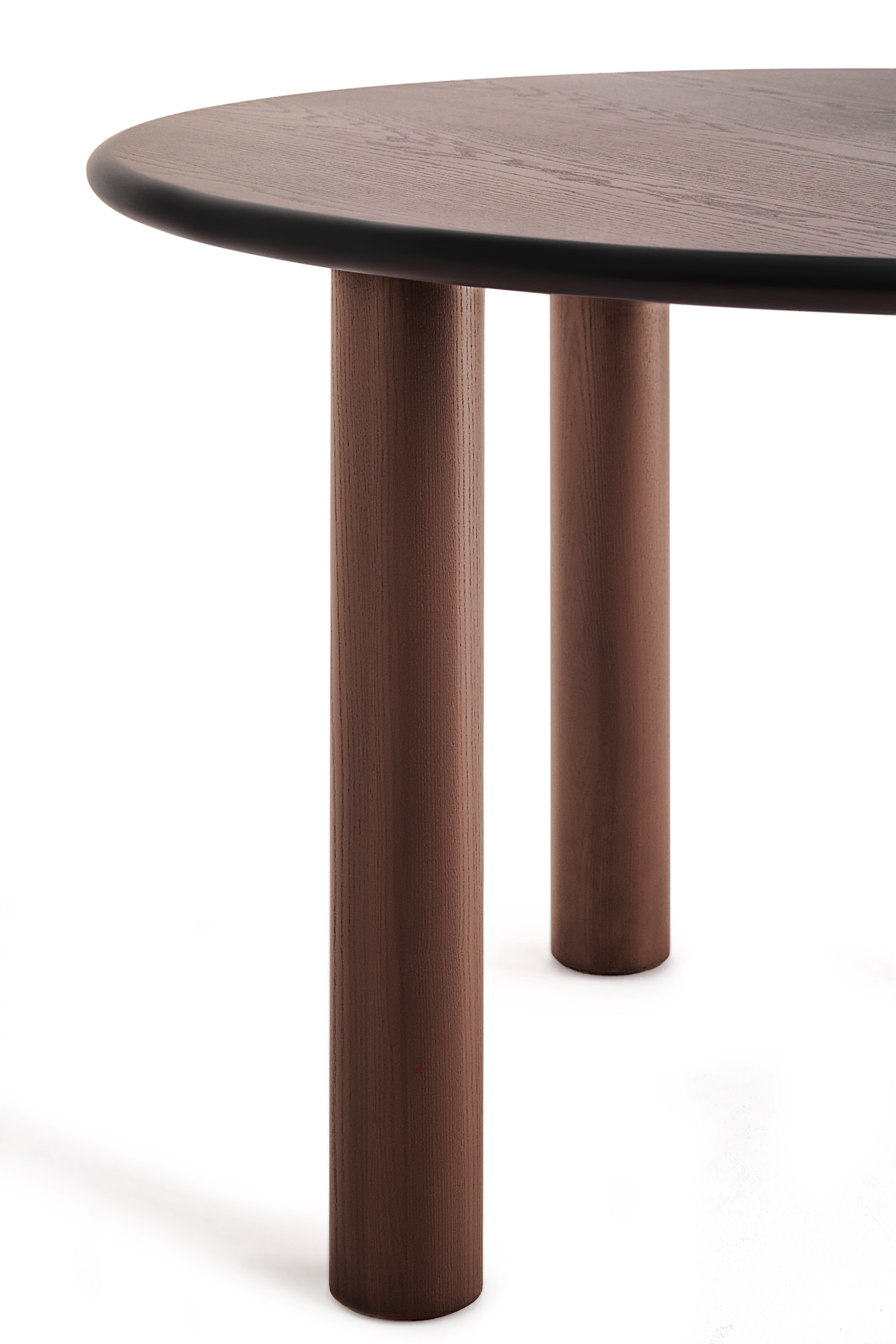 Oval Table PAUL Brown Ash Wood