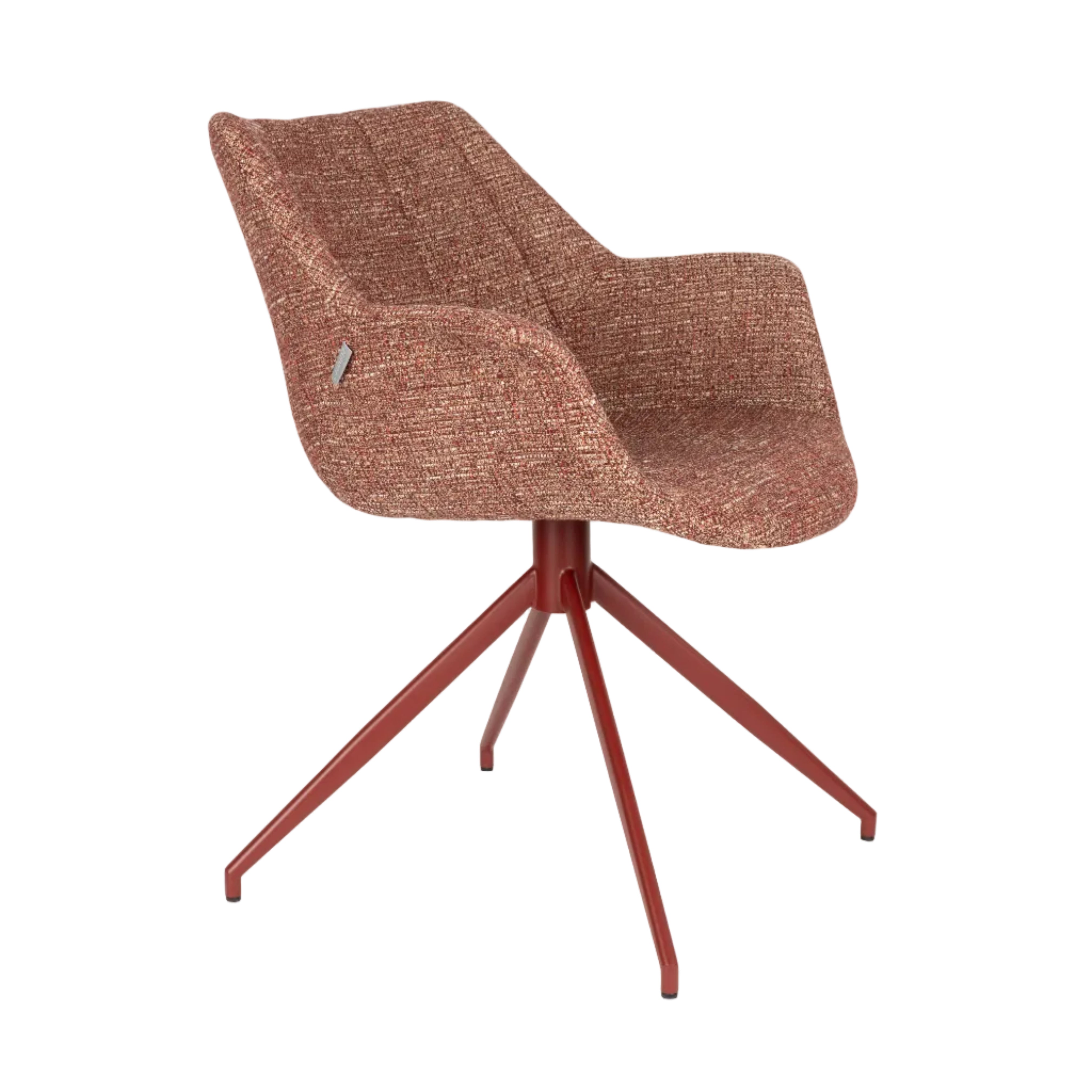 Doulton Burgundy Swivel Chair