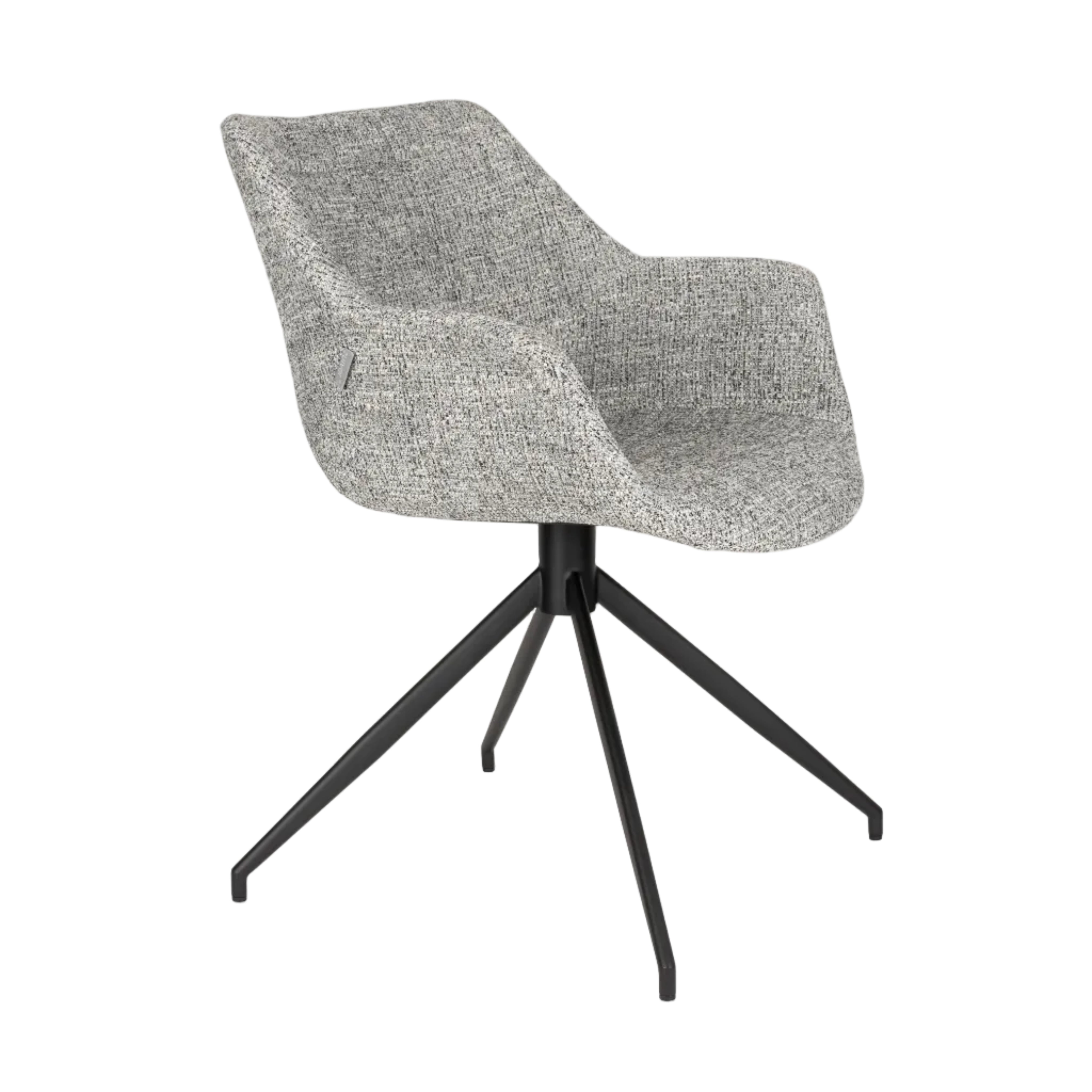 Doulton Gray Swivel Chair