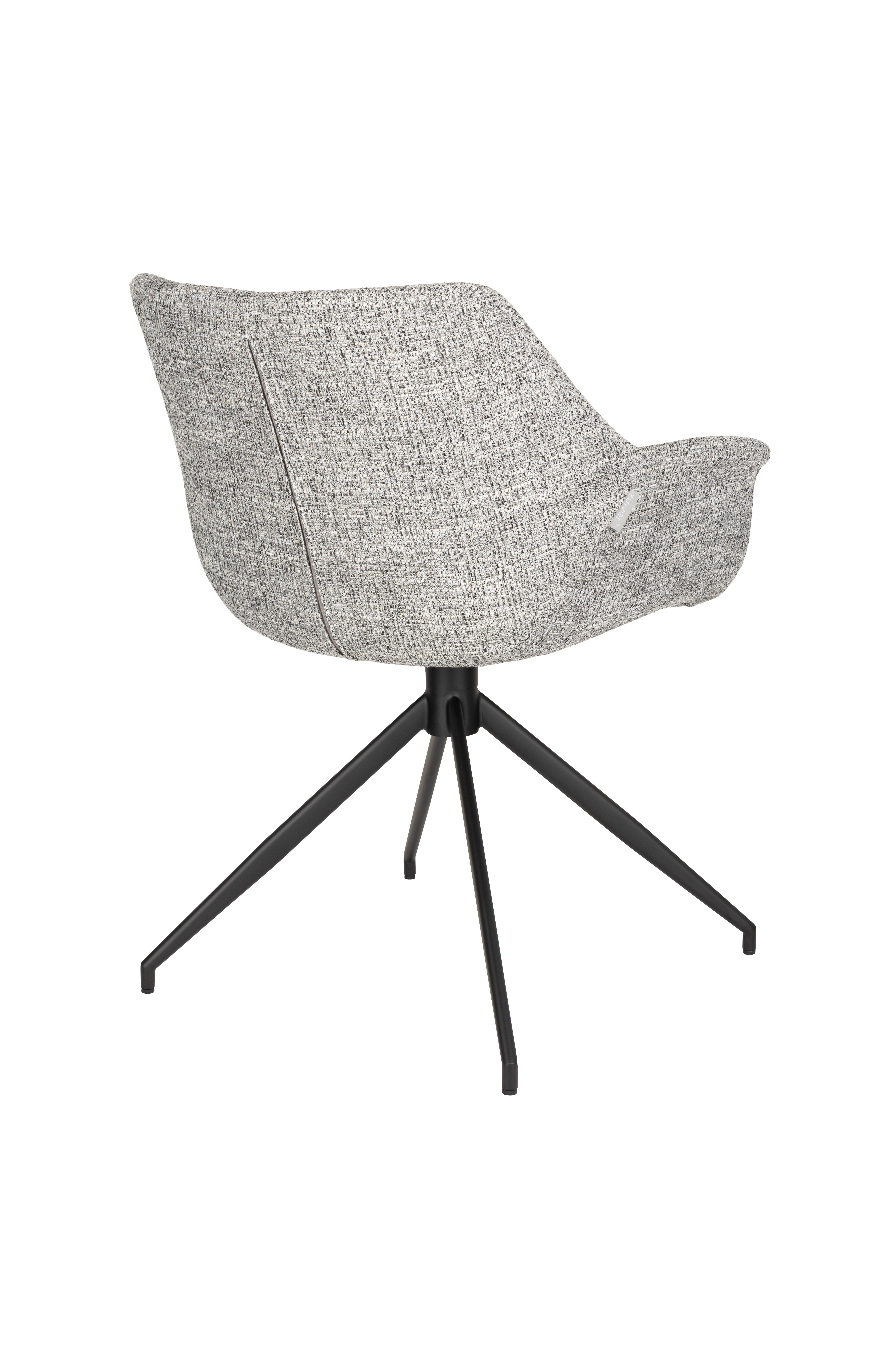 Doulton Gray Swivel Chair