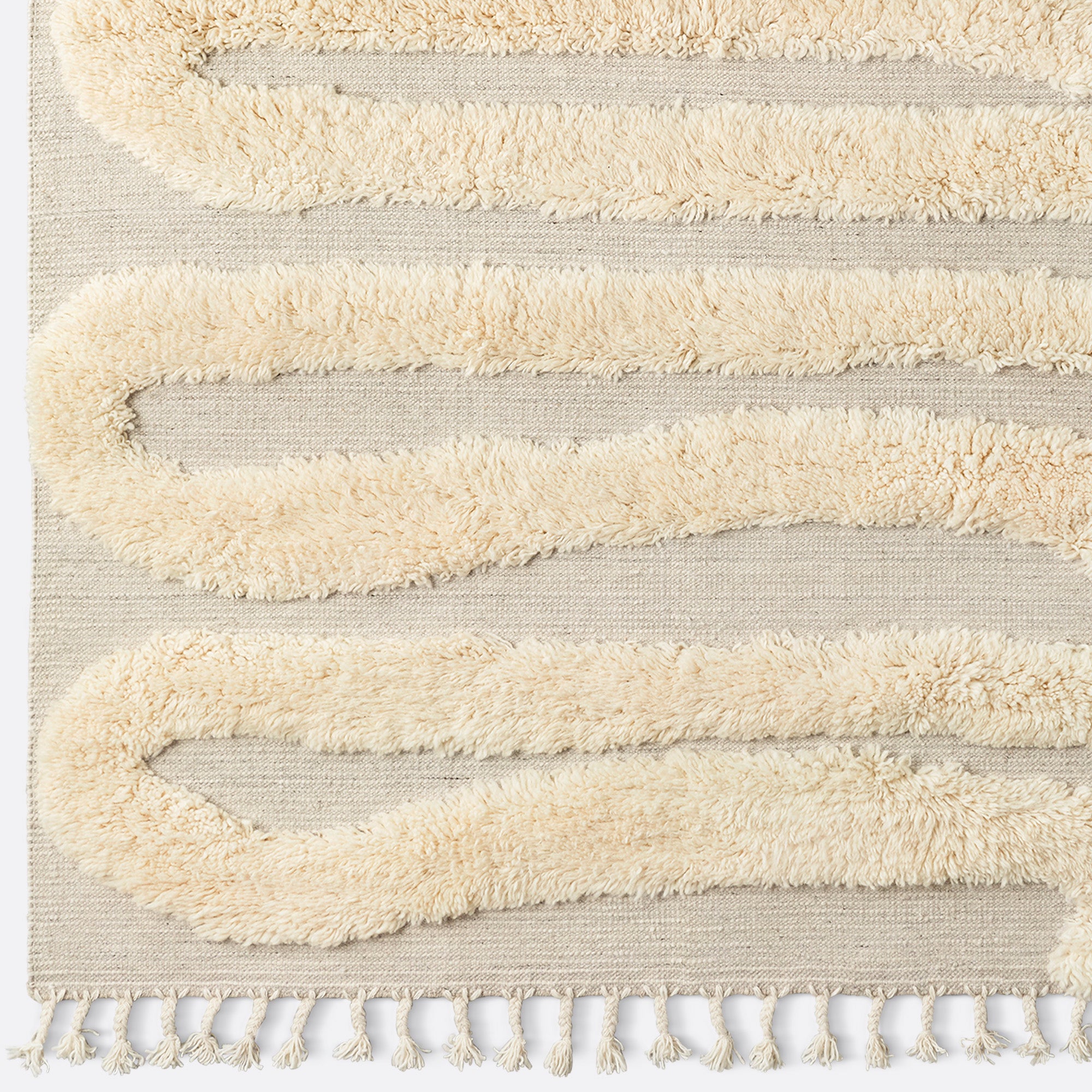 SNAKE RYA Cream Rug