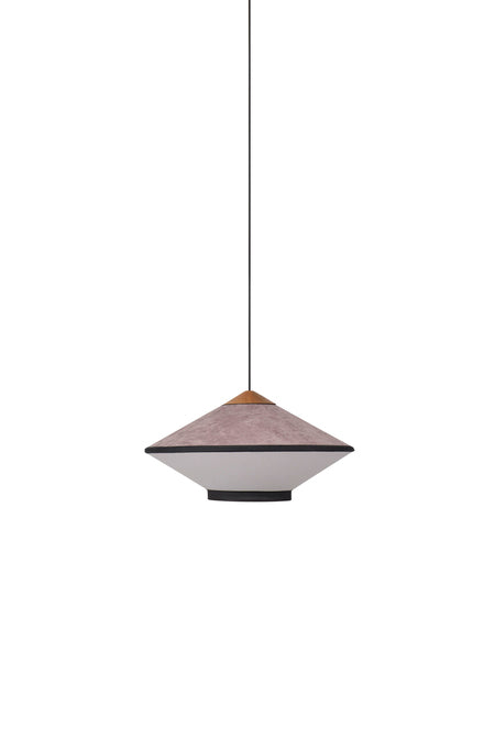 Powder pink pendant lump lamp