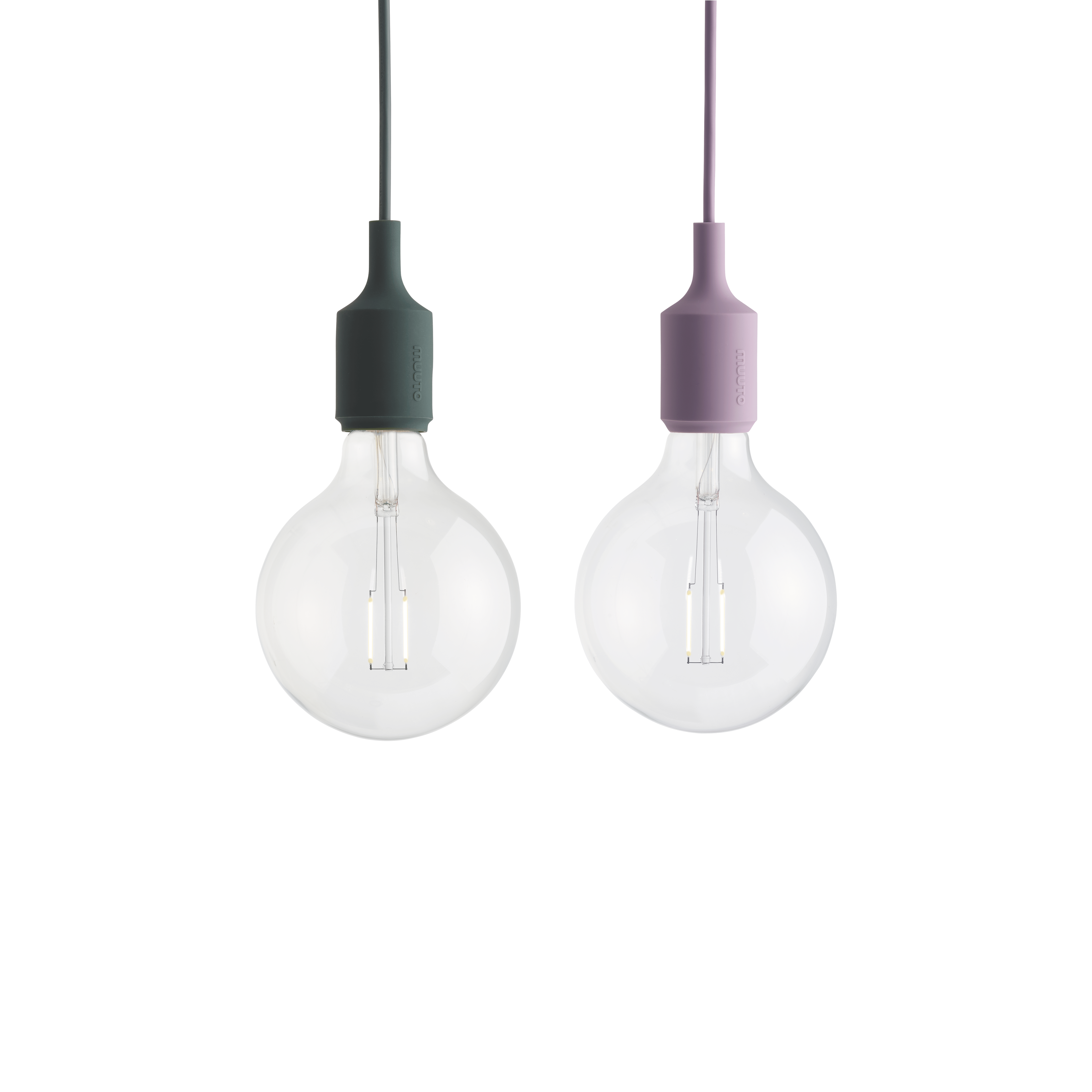 E27 dark green pendant lamp