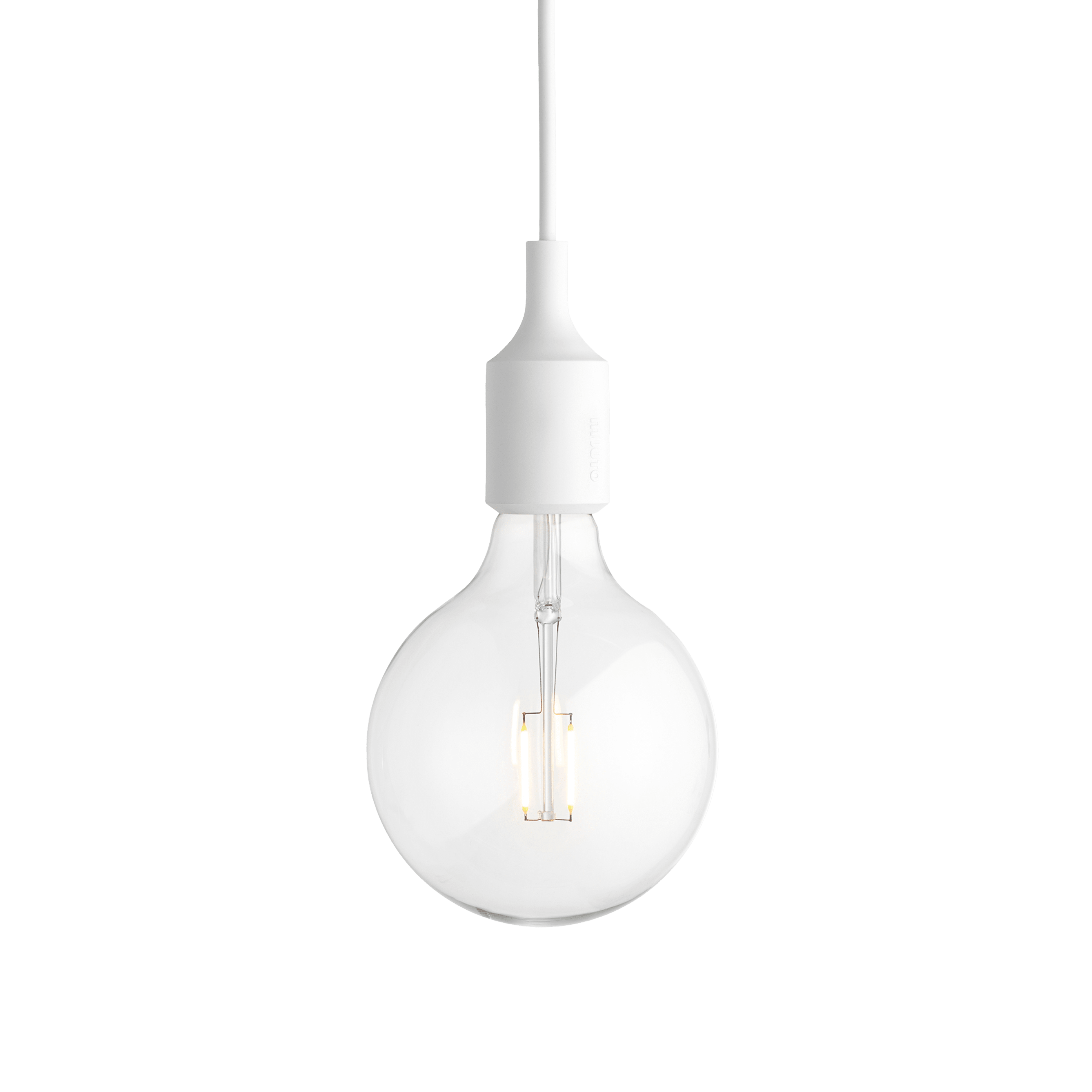 E27 white pendant lamp