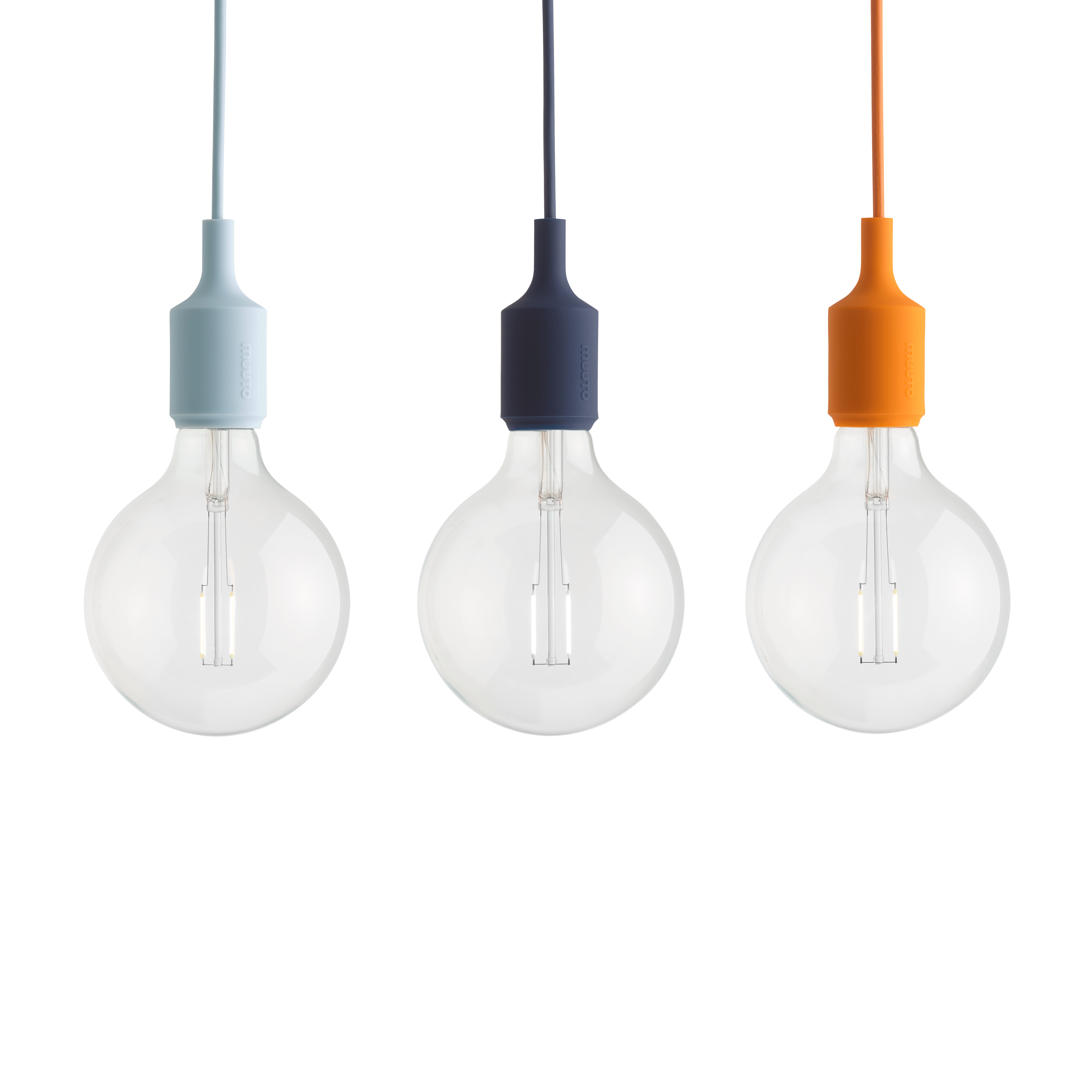 E27 light blue pendant lamp