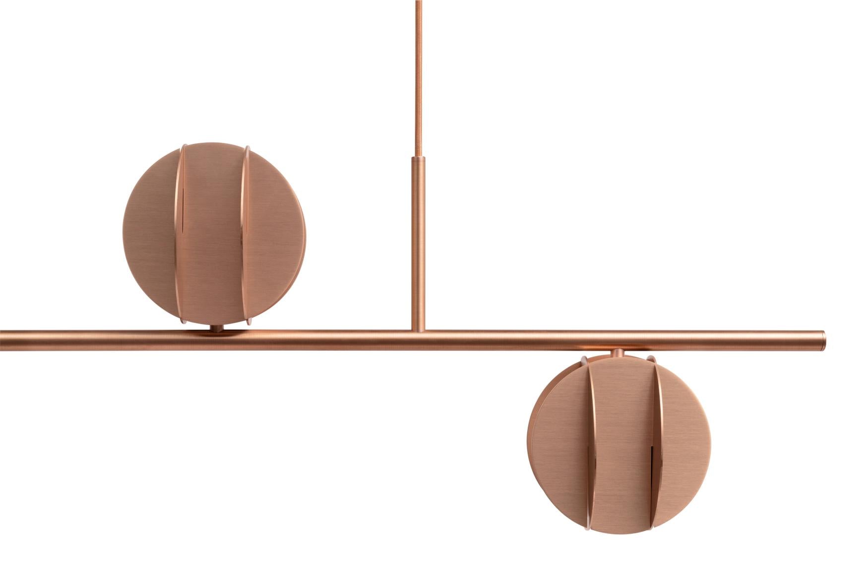 Hanging Lamp EL HORIZONTAL Copper