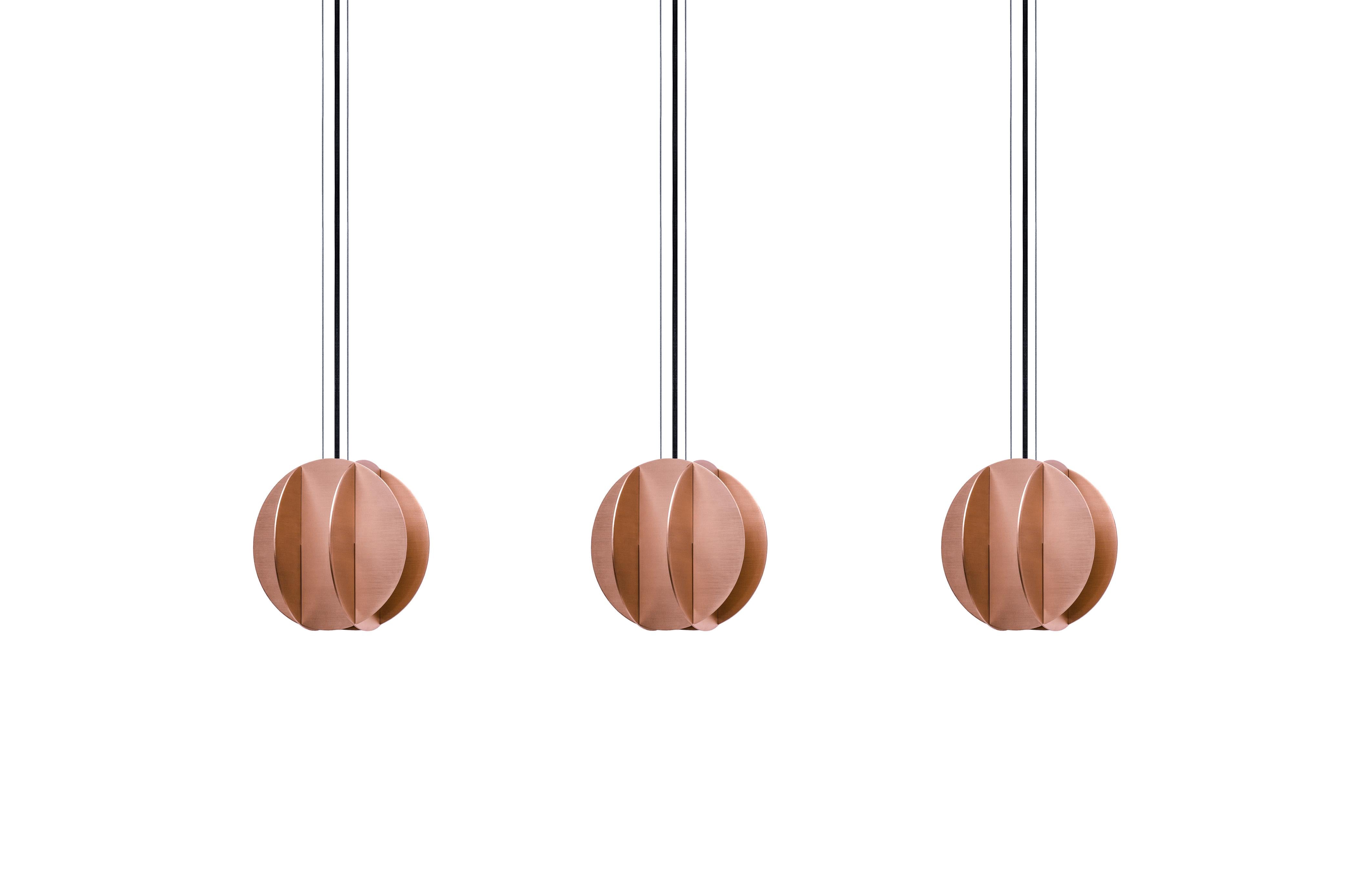 Round Pendant Lamp EL Copper