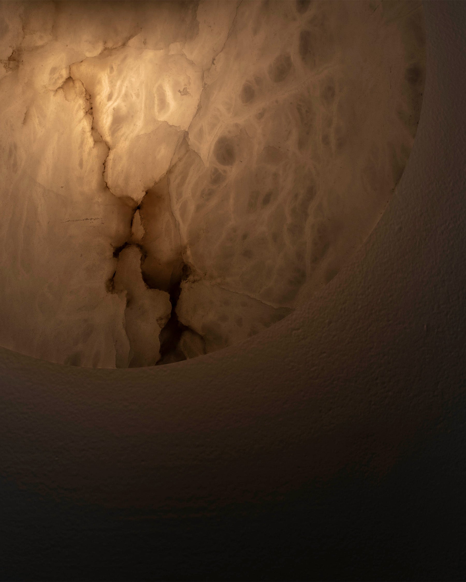 Wandleuchte alabaster EOS nickel [Julia]