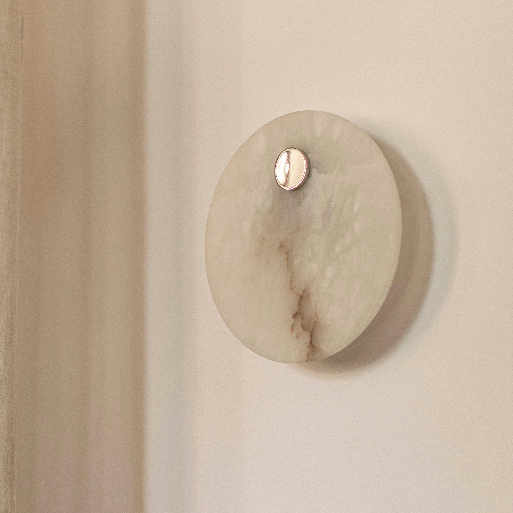 Wandleuchte alabaster EOS nickel [Julia]