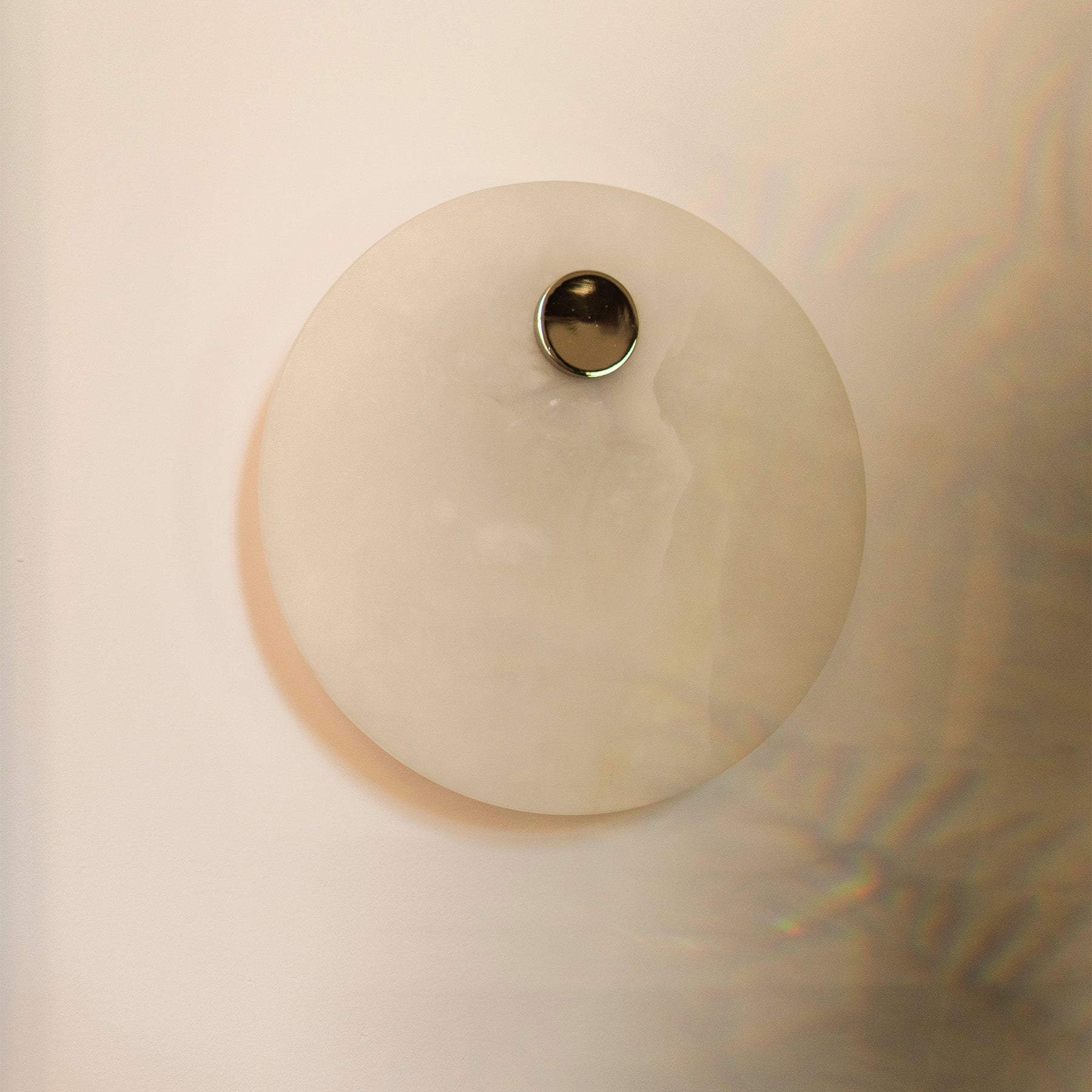 Wandleuchte alabaster EOS nickel [Julia]