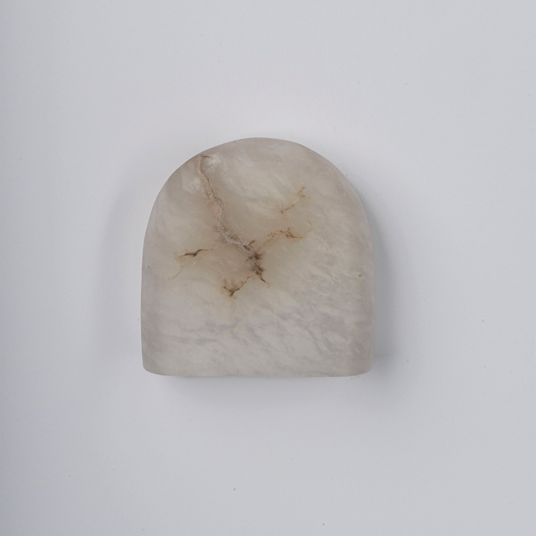TAYGETA Alabaster Wall Sconce with Patterned Finish