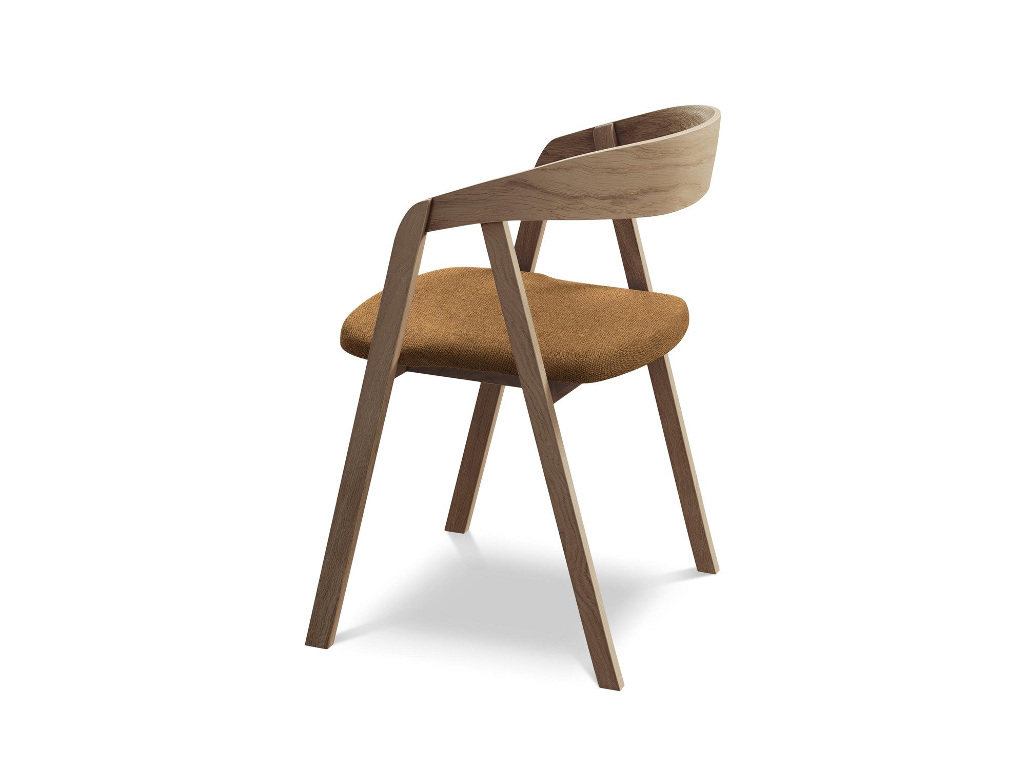 ERIKA Chair in Terracotta with Beech Base