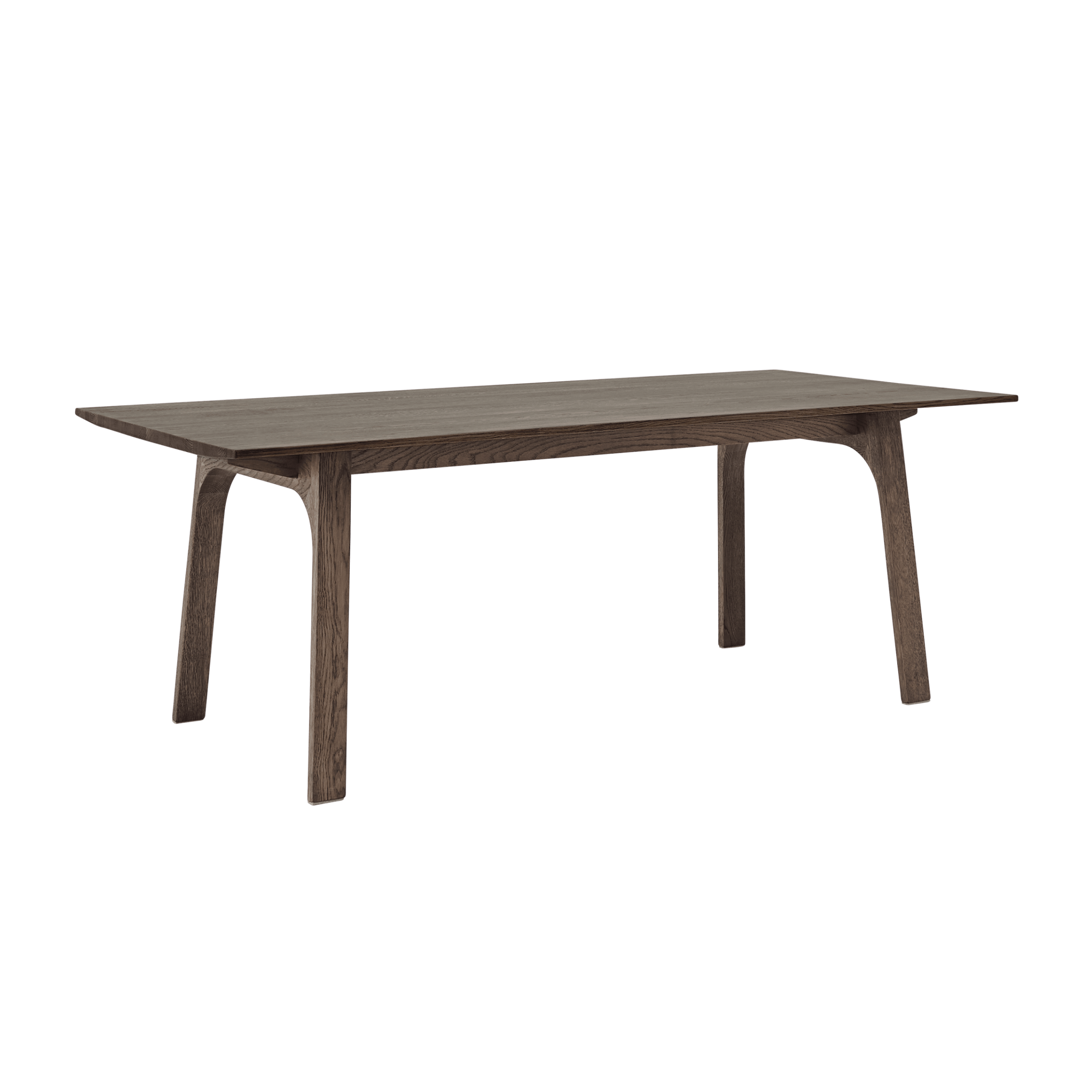 Extendable table EARNEST dark oiled oak