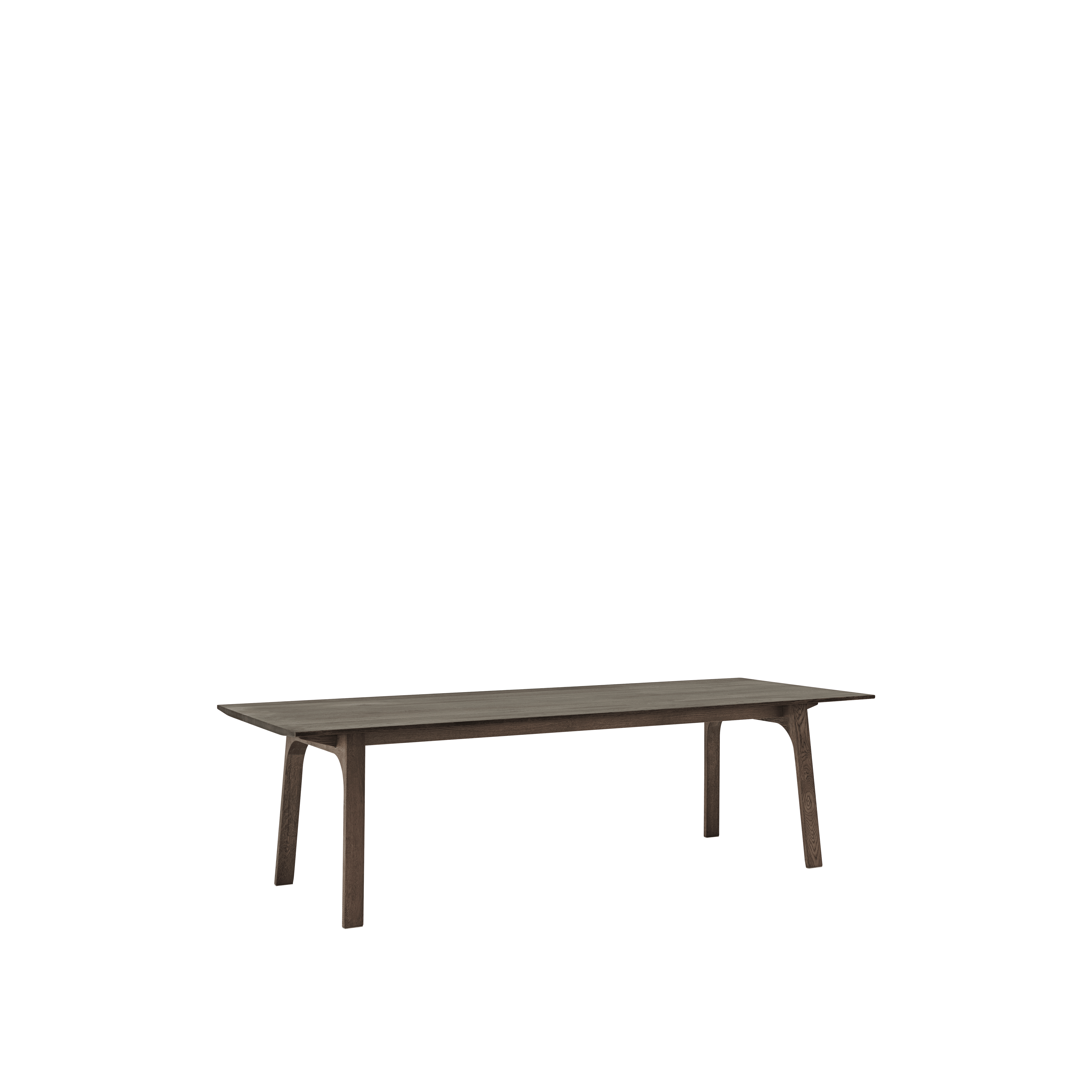 Extendable table EARNEST dark oiled oak
