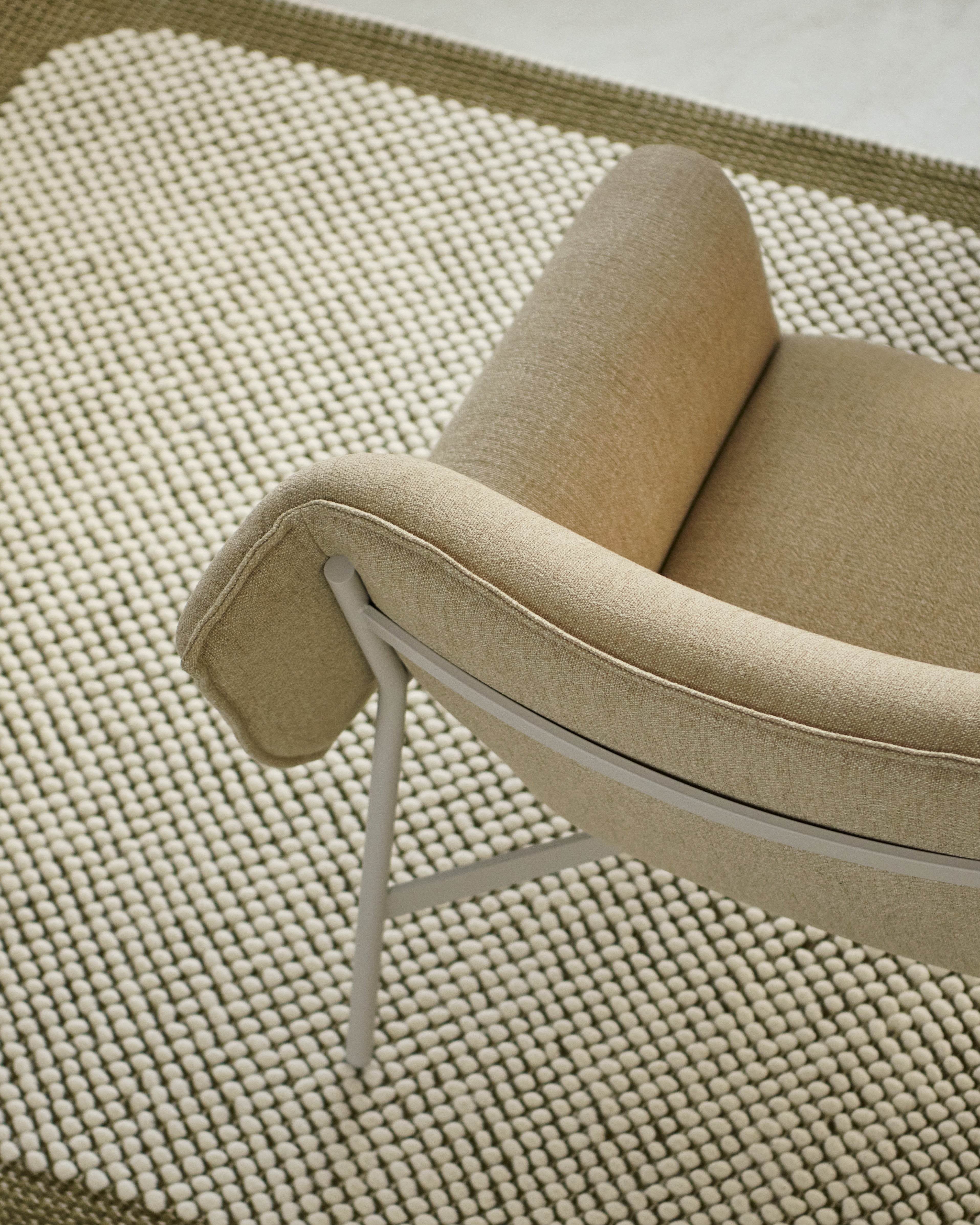 PEBBLE Green and Beige Rug