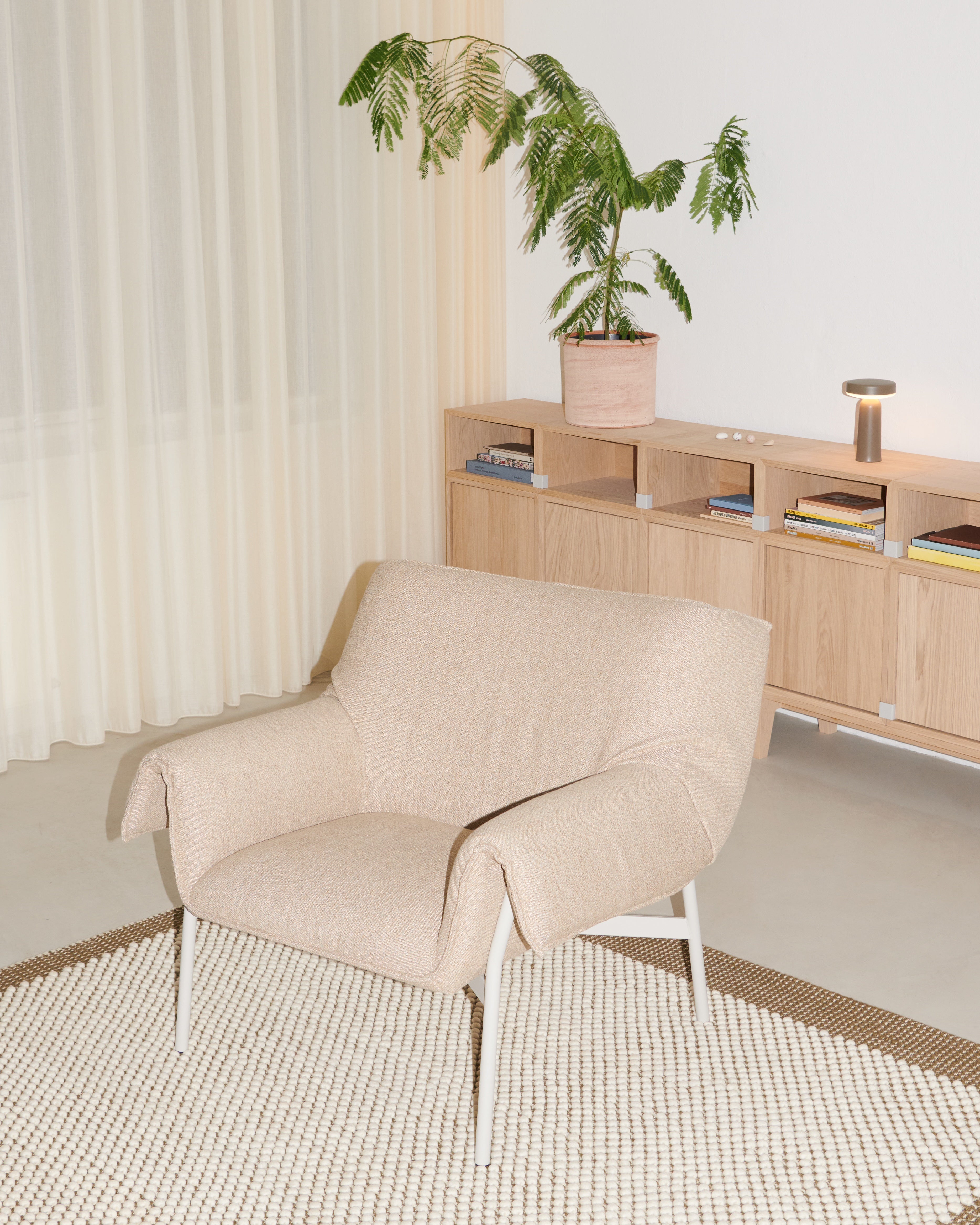 PEBBLE Green and Beige Rug