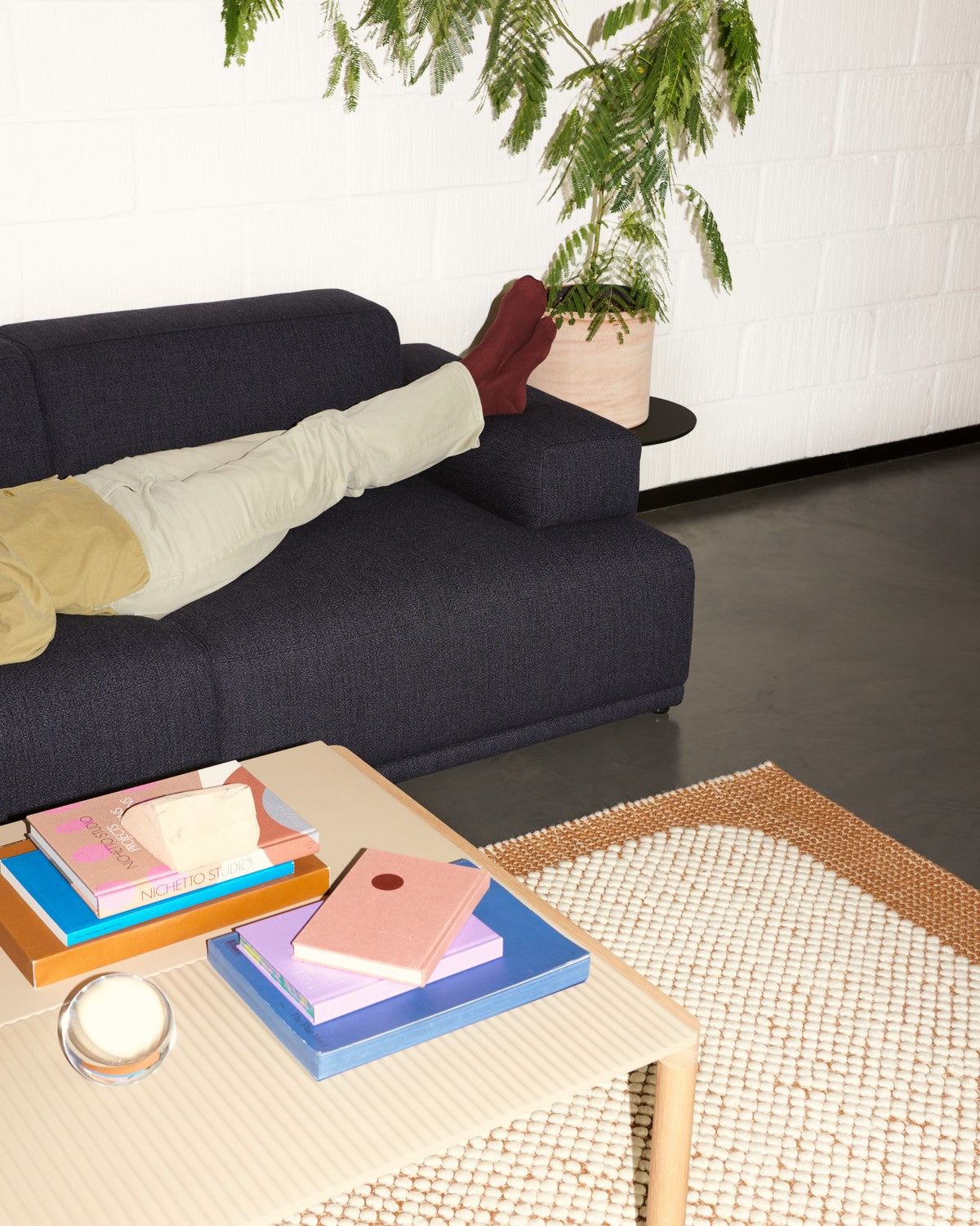 CONNECT SOFT upholstered 3-seater sofa